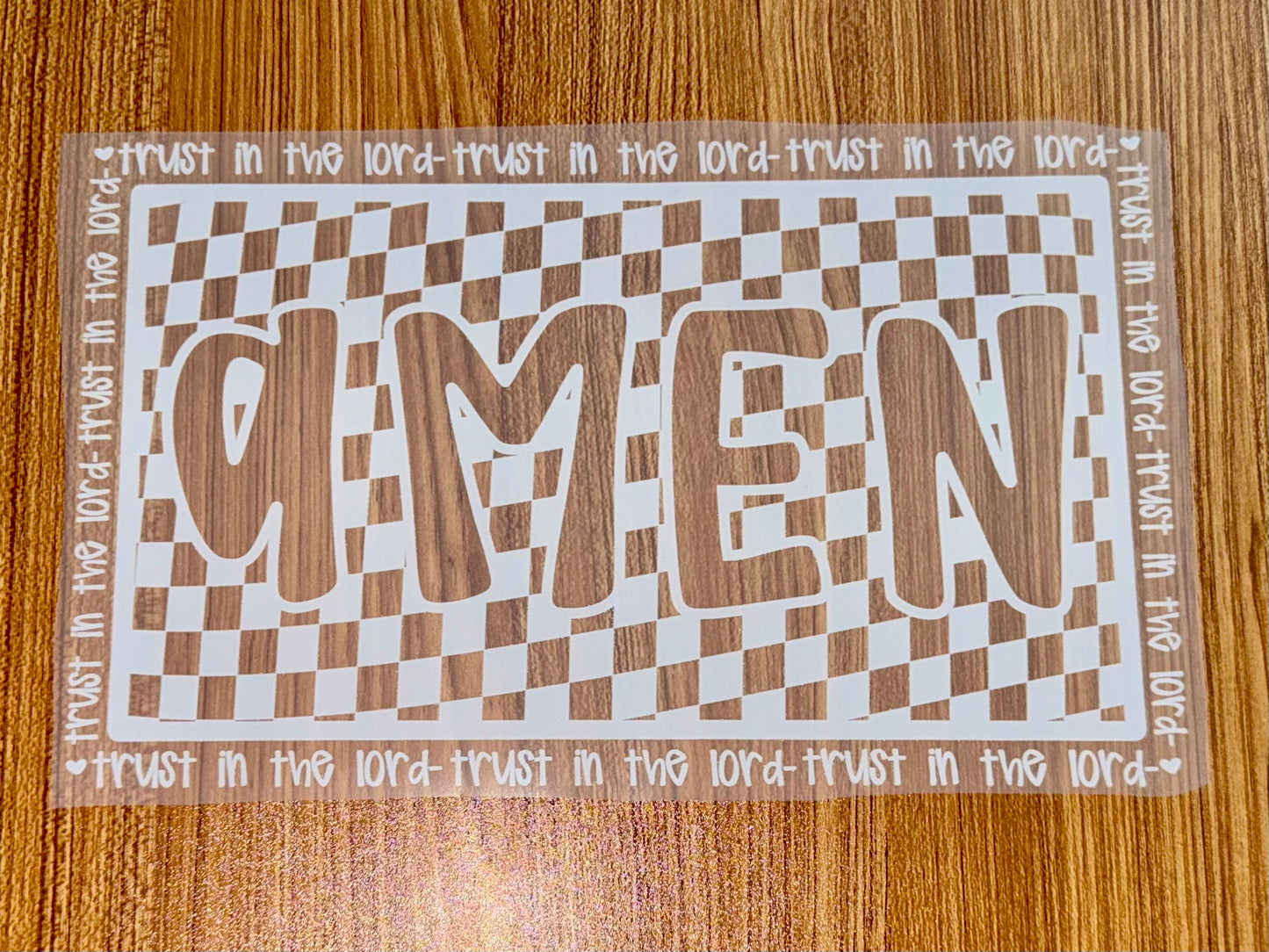 AMEN WHITE PRINT