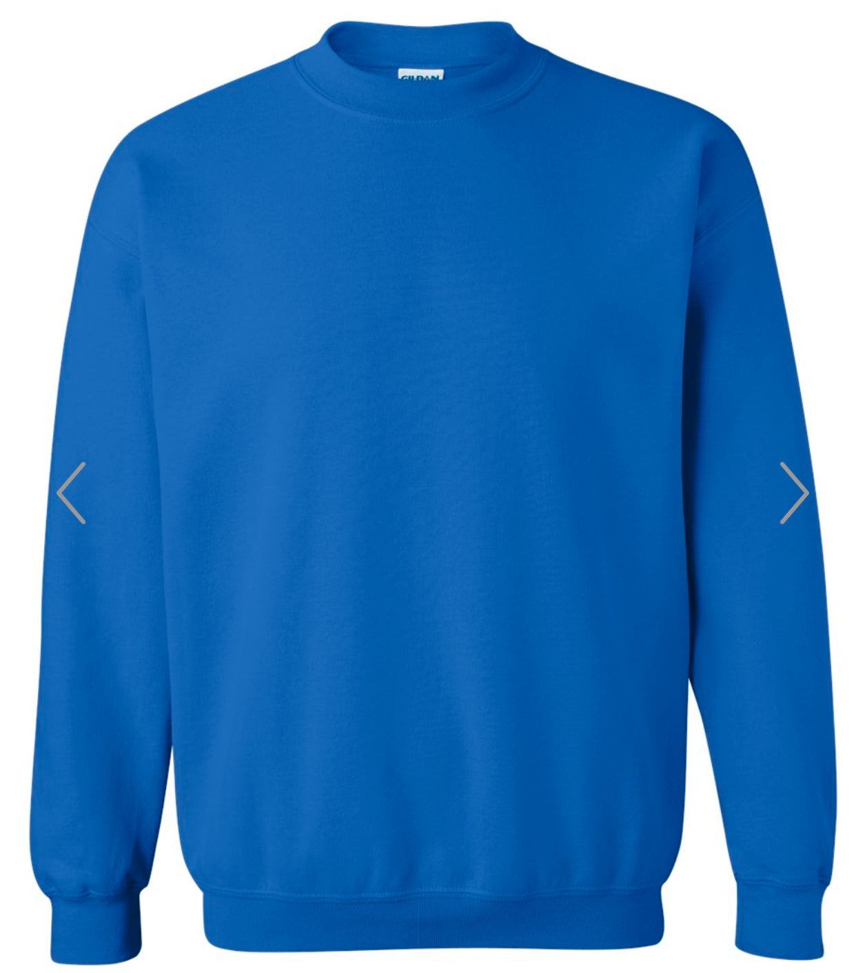MEDIUM ROYAL GILDAN-HEAVY BLEND CREWNECK SWEATSHIRT - 18000