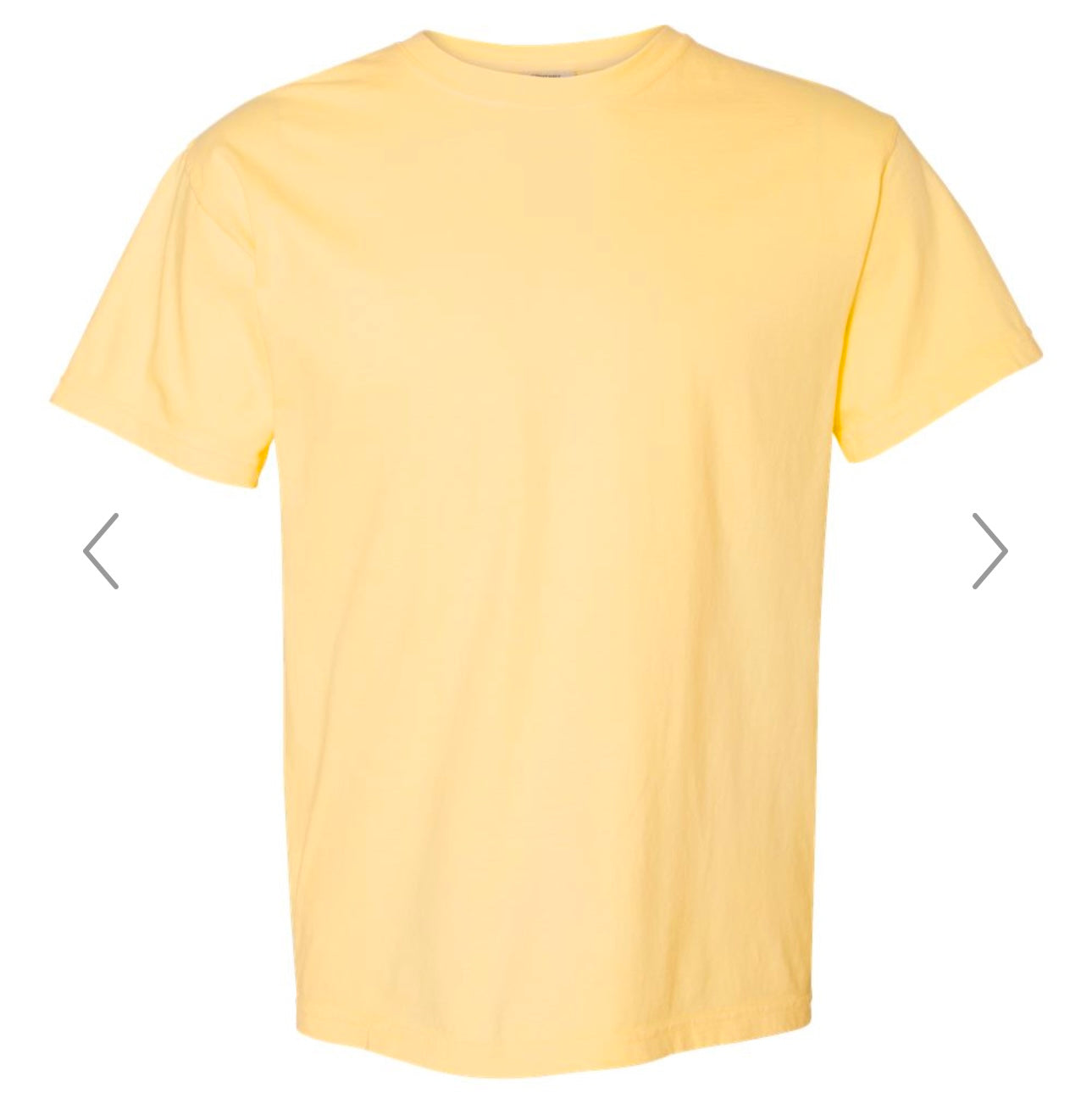 MEDIUM BUTTER COMFORT COLORS - GARMENT-DYED HEAVYWEIGHT T-SHIRT - 1717