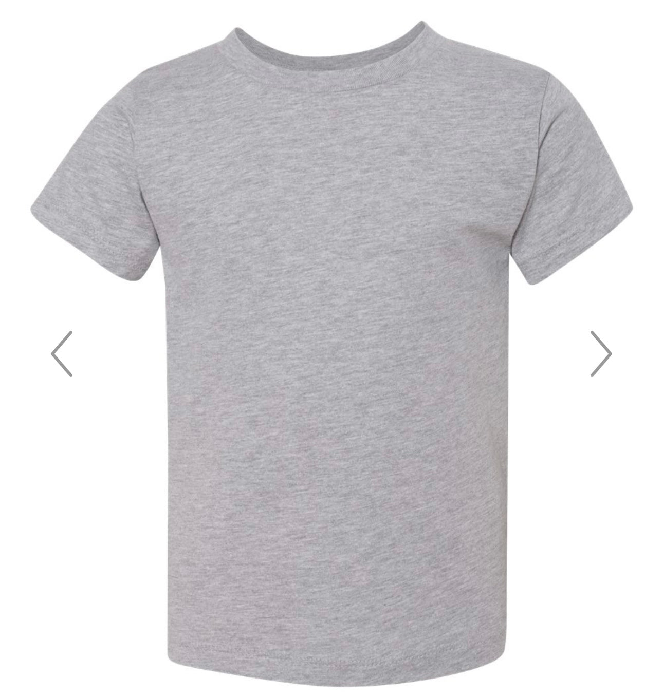 4T ATHLETIC HEATHER BELLA + CANVAS - TODDLER JERSEY TEE - 3001T