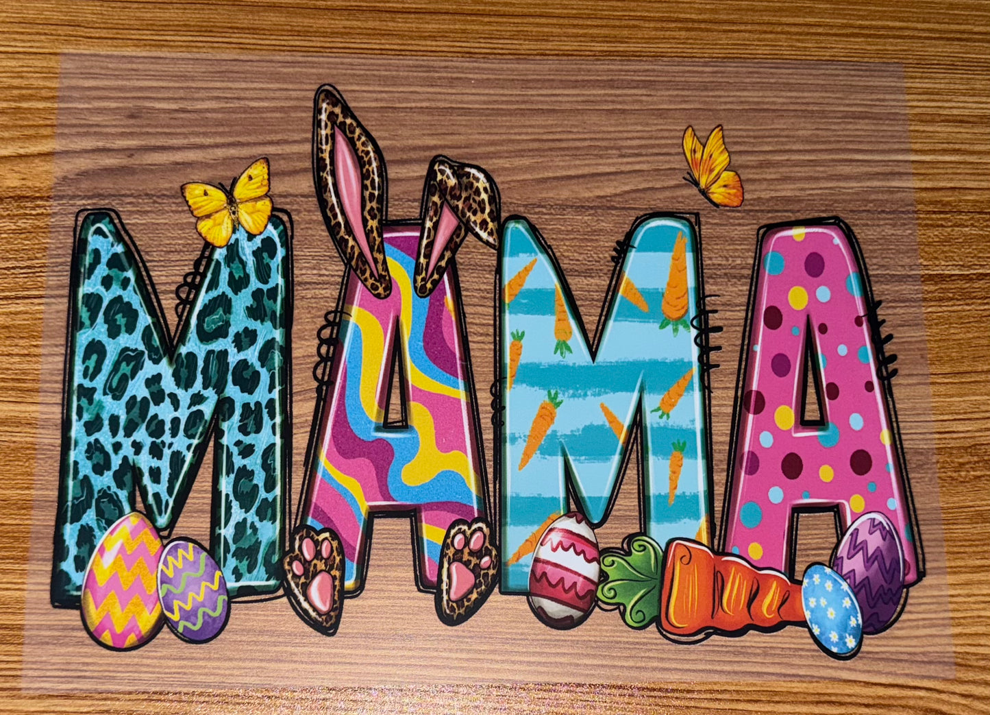 EASTER MAMA WITH BUTTERFLIES PRINT