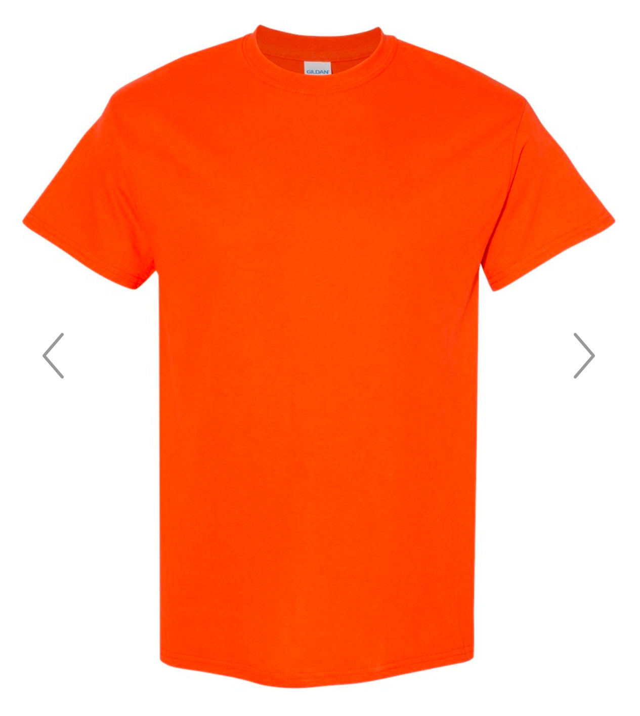 XL ORANGE GILDAN - HEAVY COTTON T-SHIRT 5000