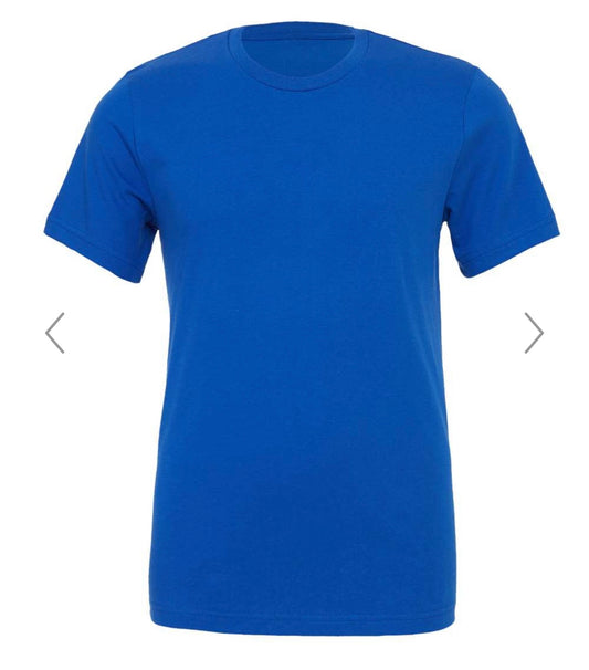 2X TRUE ROYAL BELLA + CANVAS - JERSEY TEE - 3001
