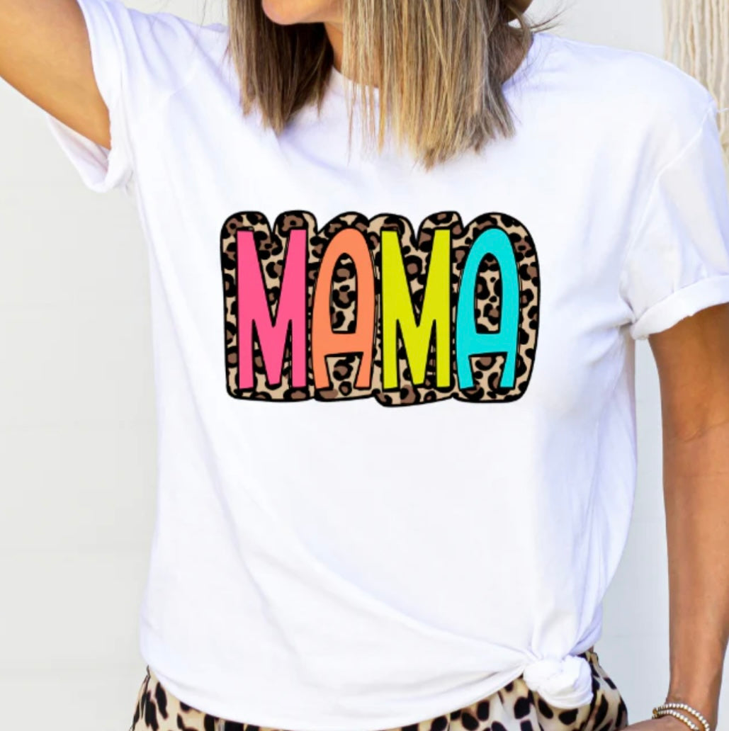 MAMA LEOPARD COLORFUL PRINT