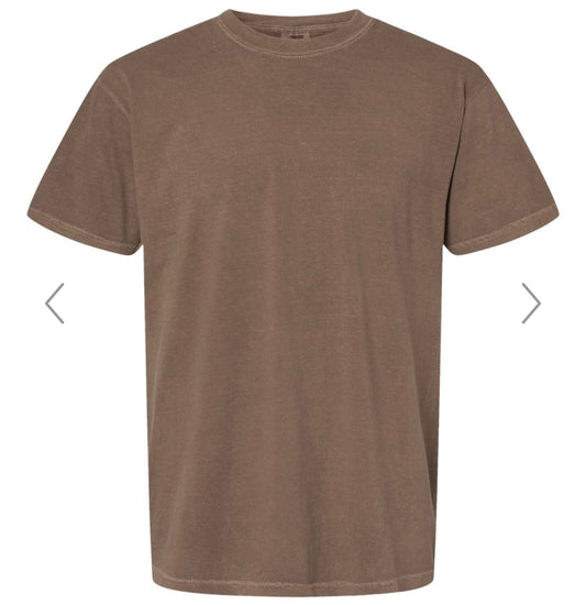 XL ESPRESSO COMFORT COLORS-GARMENT-DYED HEAVYWEIGHT T-SHIRT-1717