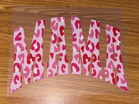 MAMA PINK LEOPARD PRINT