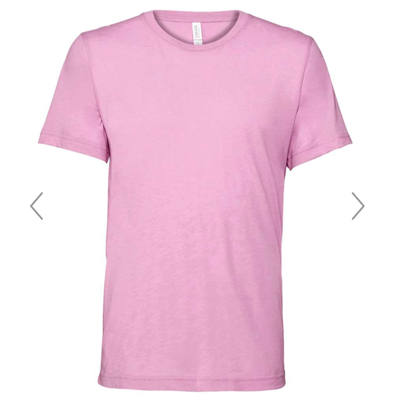 LARGE LILAC TRIBLAND BELLA + CANVAS - TRIBLEND TEE - 3413