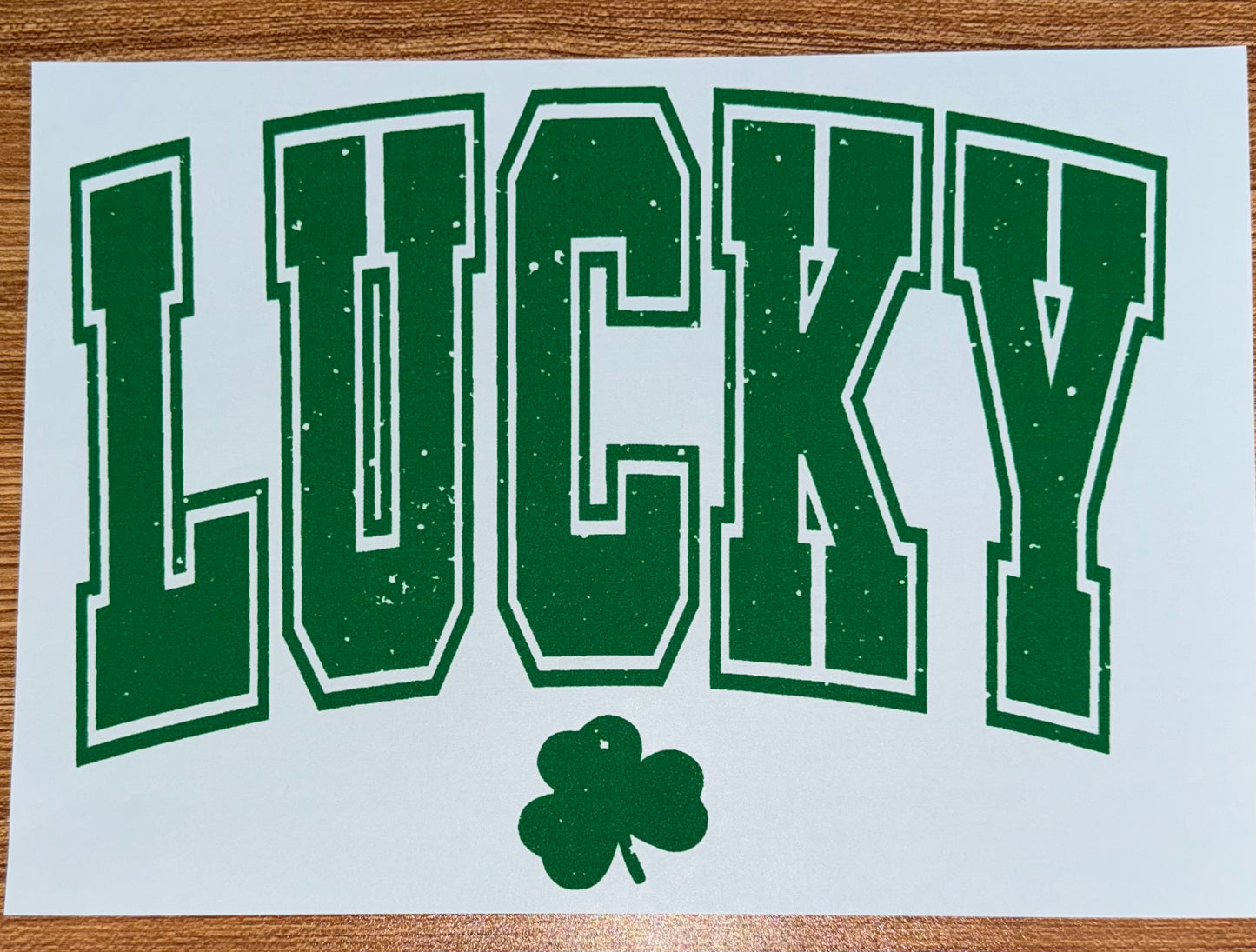 LUCKY GREEN PRINT
