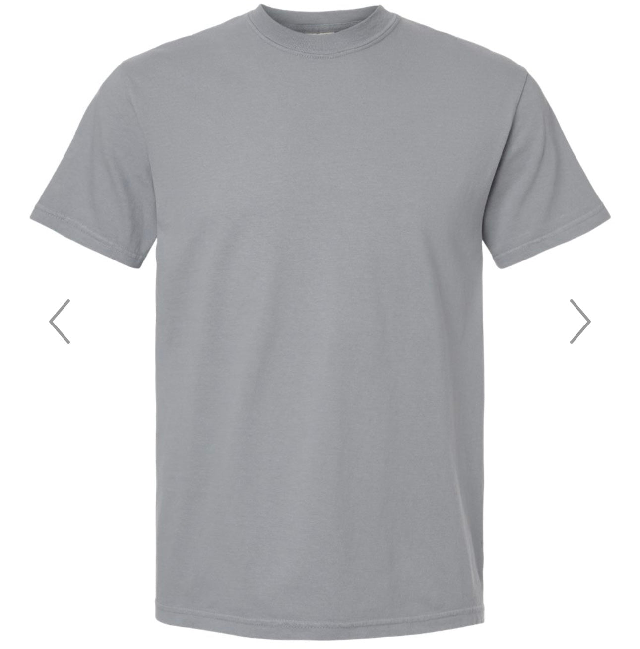 LARGE GRANITE COMFORT COLORS - GARMENT-DYED HEAVYWEIGHT T-SHIRT - 1717