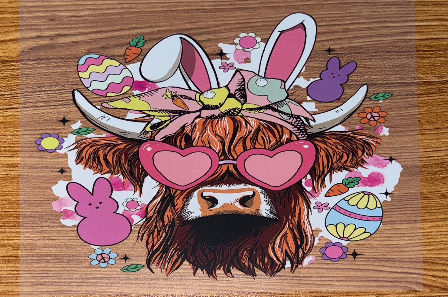 EASTER COW PRINT