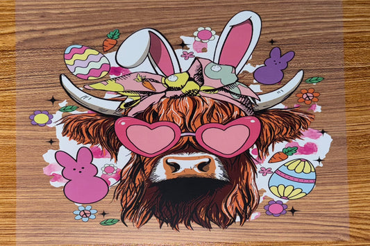 EASTER COW PRINT