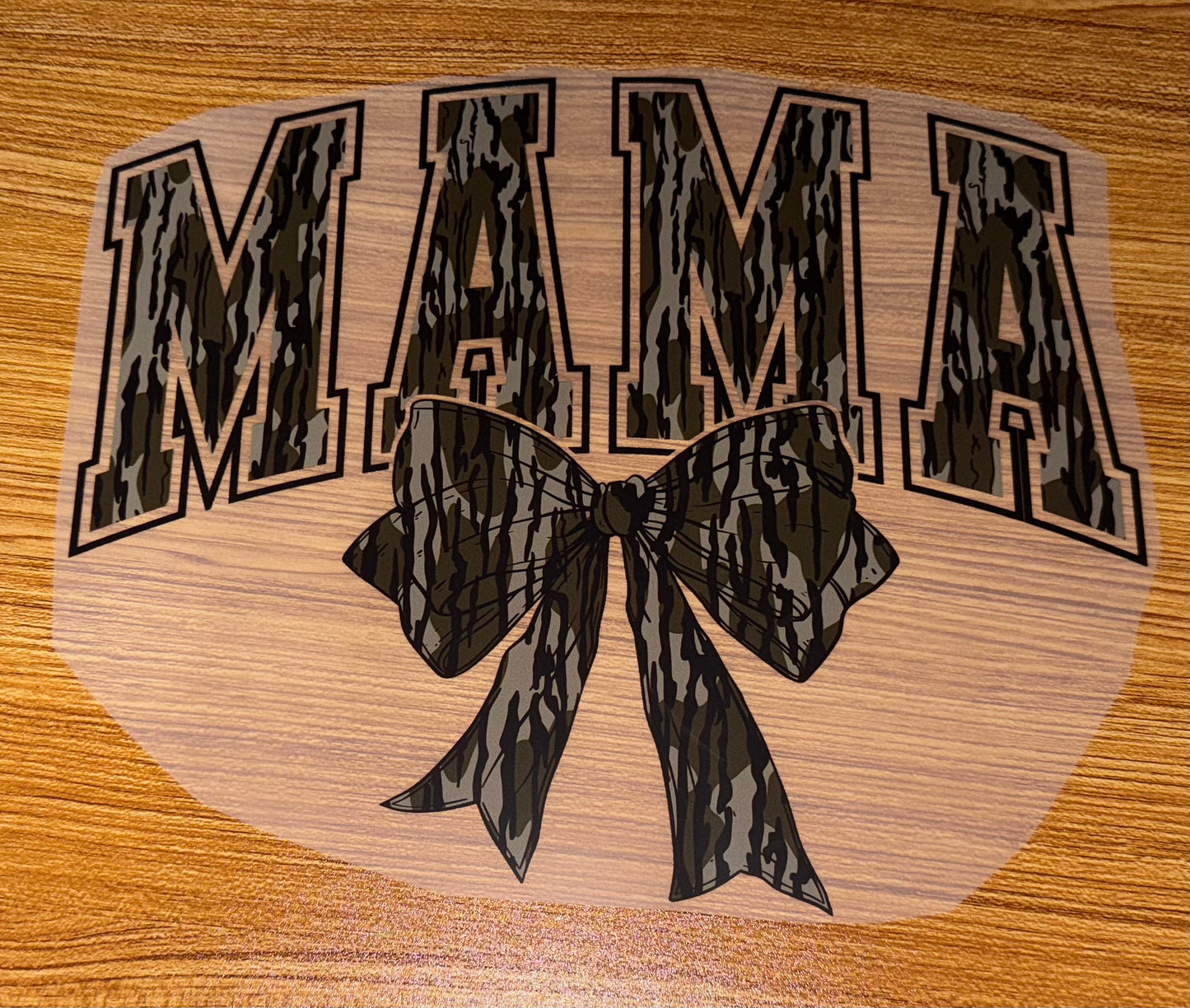 CAMO MAMA BOW (PRINT ONLY)