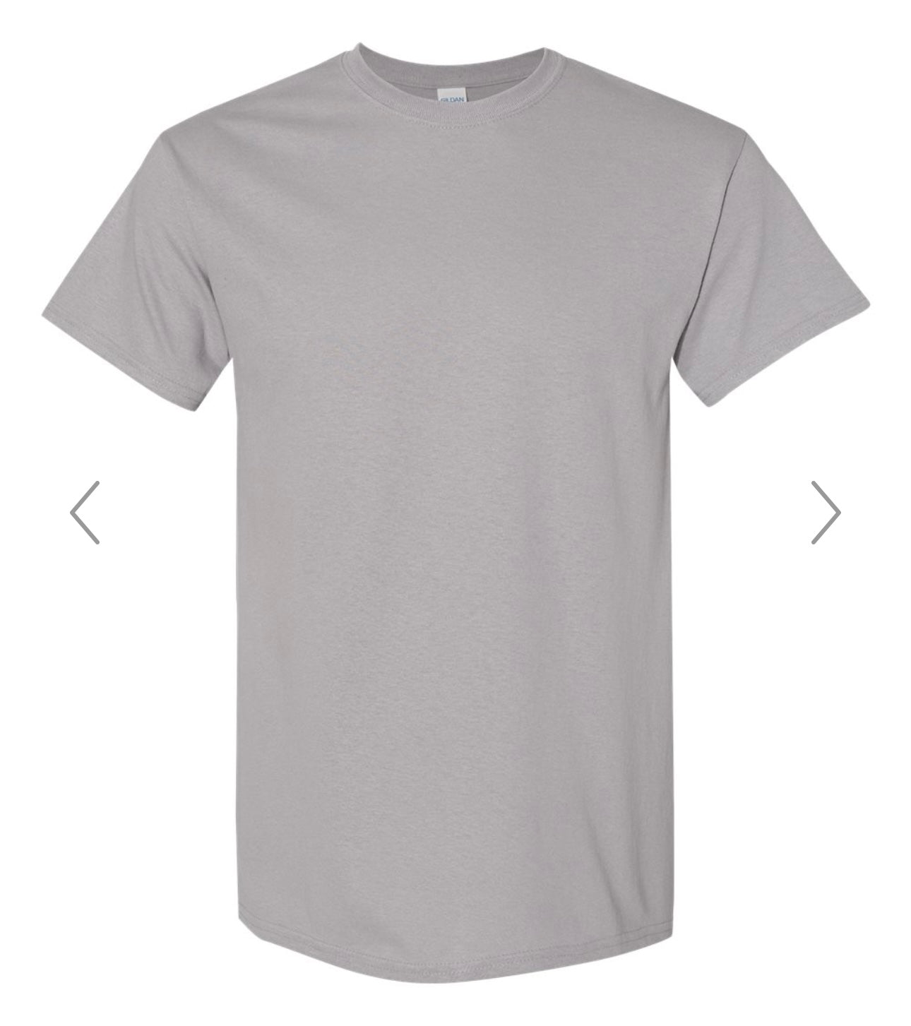 XL GRAVEL GILDAN - HEAVY COTTON T-SHIRT 5000