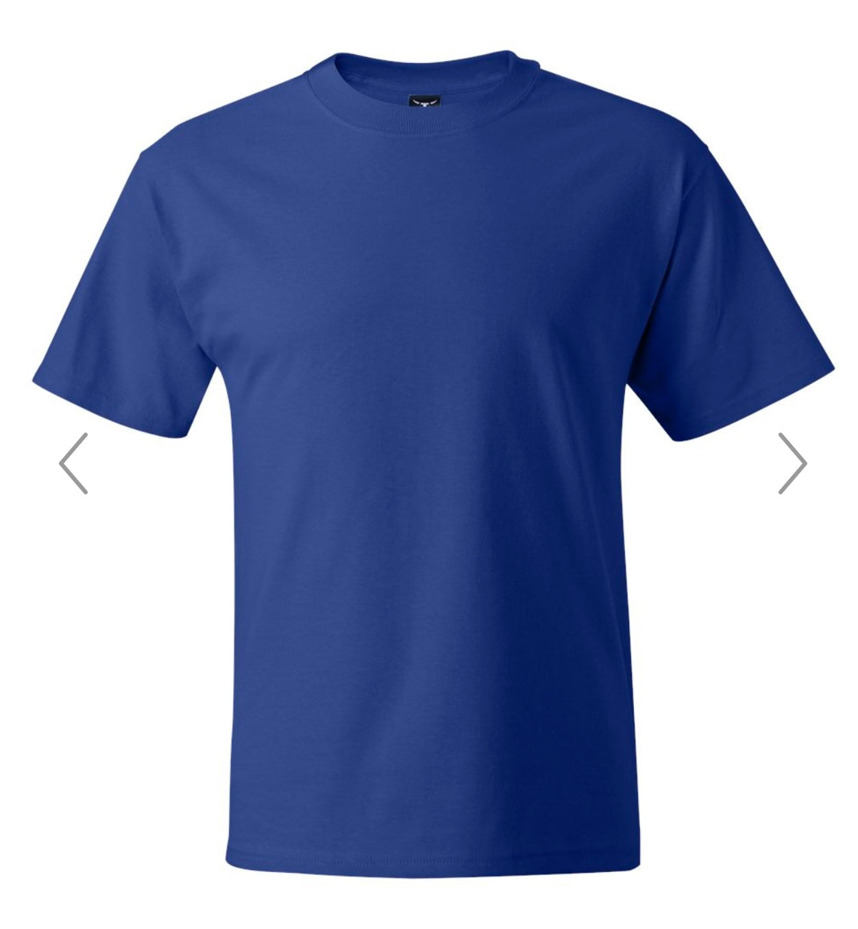 4XTALL DEEP ROYAL HANES BEEFY-T TALL T-SHIRT - 518T