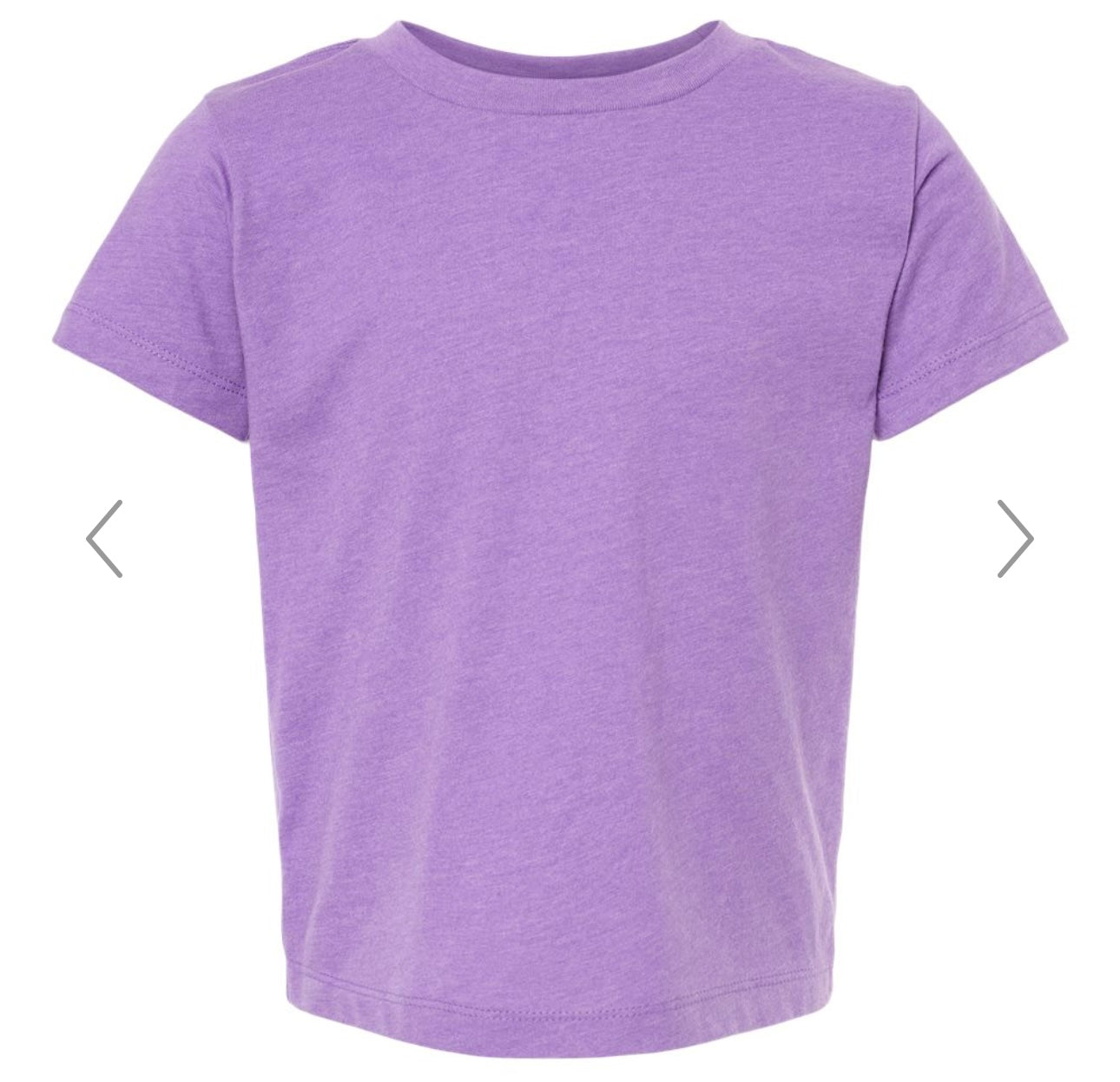 4T HEATHER TEAM PURPLE BELLA + CANVAS - TODDLER JERSEY TEE - 3001T