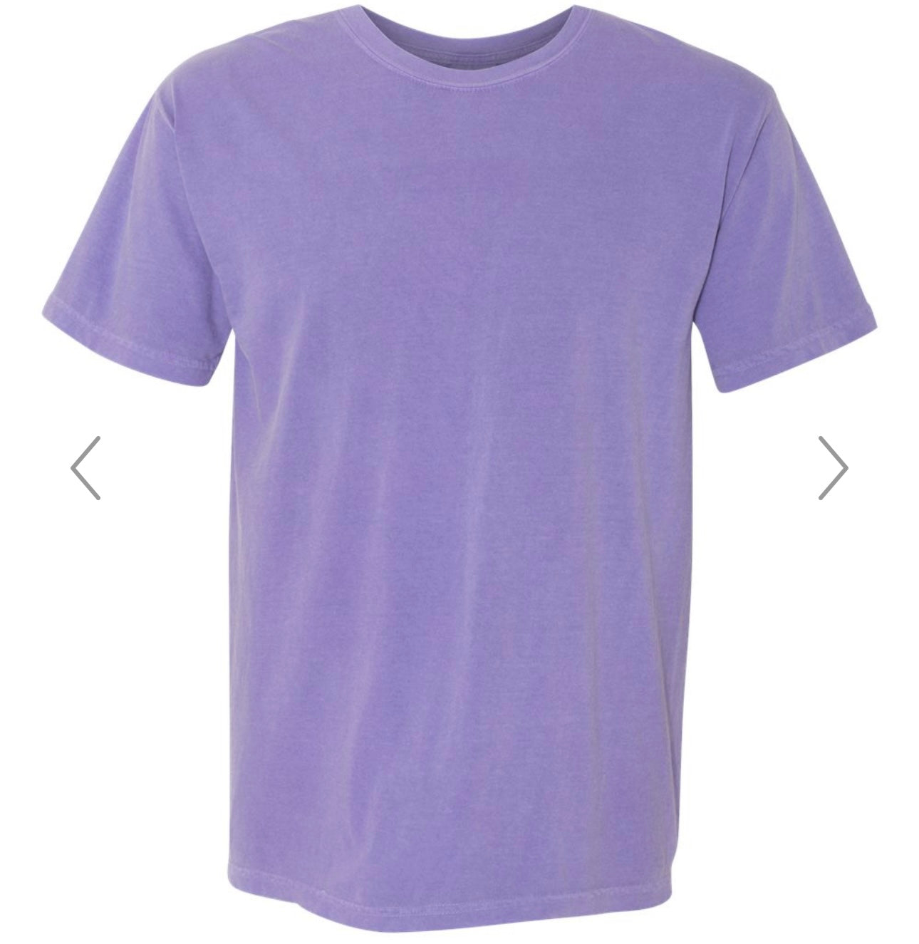 LARGE VIOLET COMFORT COLORS-GARMENT-DYED HEAVYWEIGHT T-SHIRT-1717