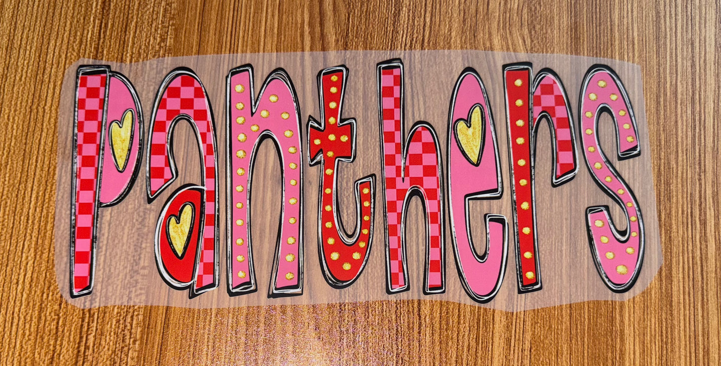 PANTHERS VALENTINE PRINT