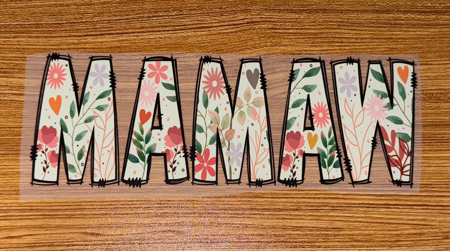 MAMAW FLORAL (PRINT ONLY)