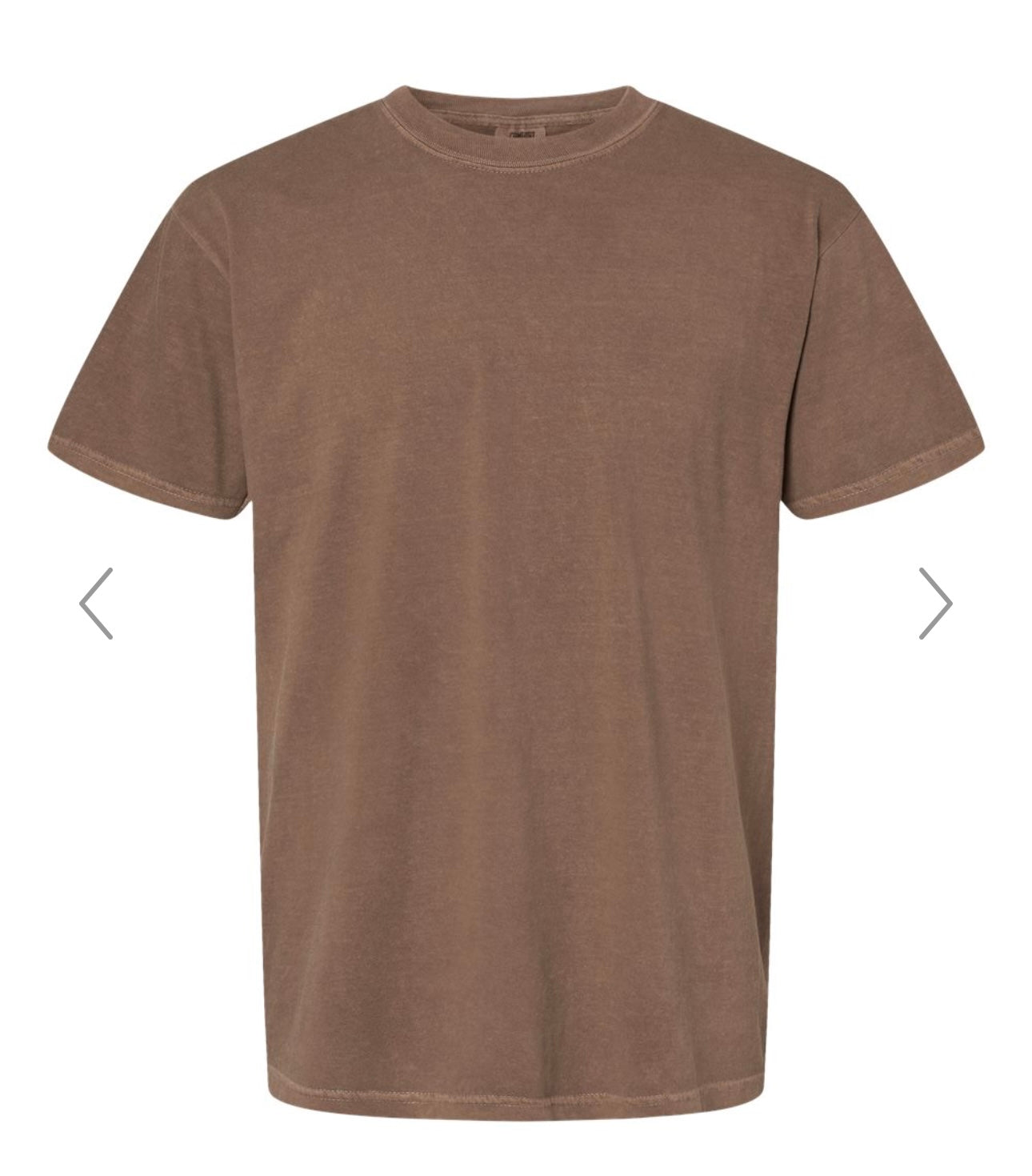 2X ESPRESSO COMFORT COLORS-GARMENT-DYED HEAVYWEIGHT T-SHIRT-1717