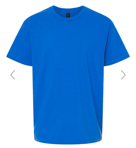 YOUTH MEDIUM ROYAL GILDAN - SOFTSTYLE YOUTH T-SHIRT - 64000B