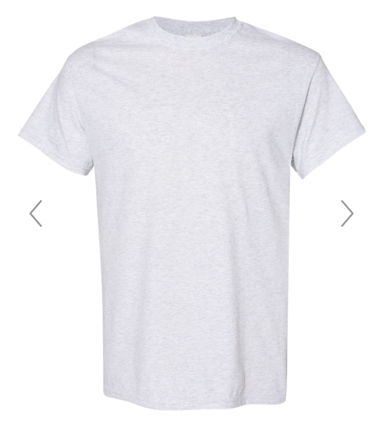 4X ASH GILDAN - HEAVY COTTON T-SHIRT 5000