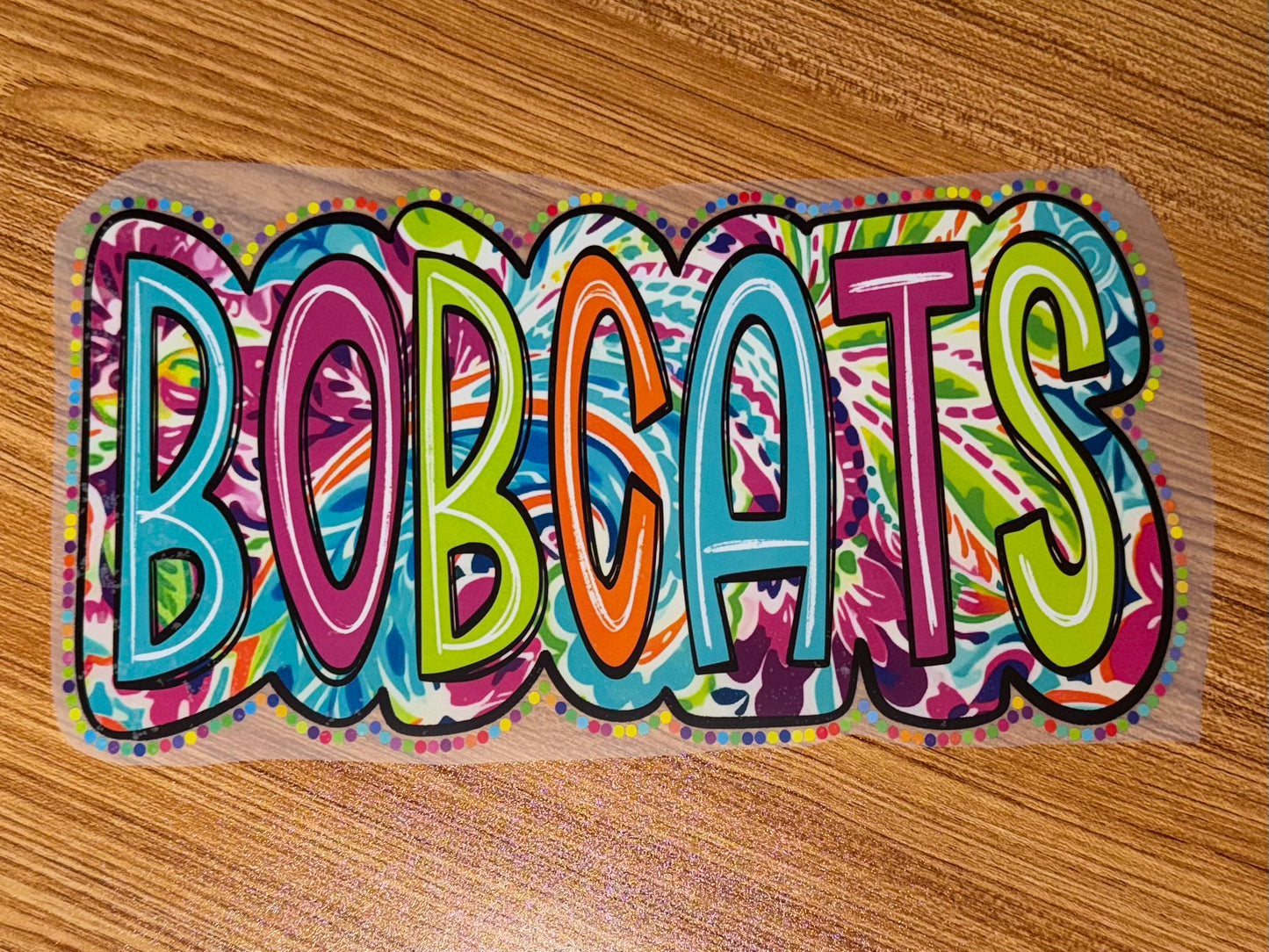 BOBCATS COLORFUL PAISLEY PRINT