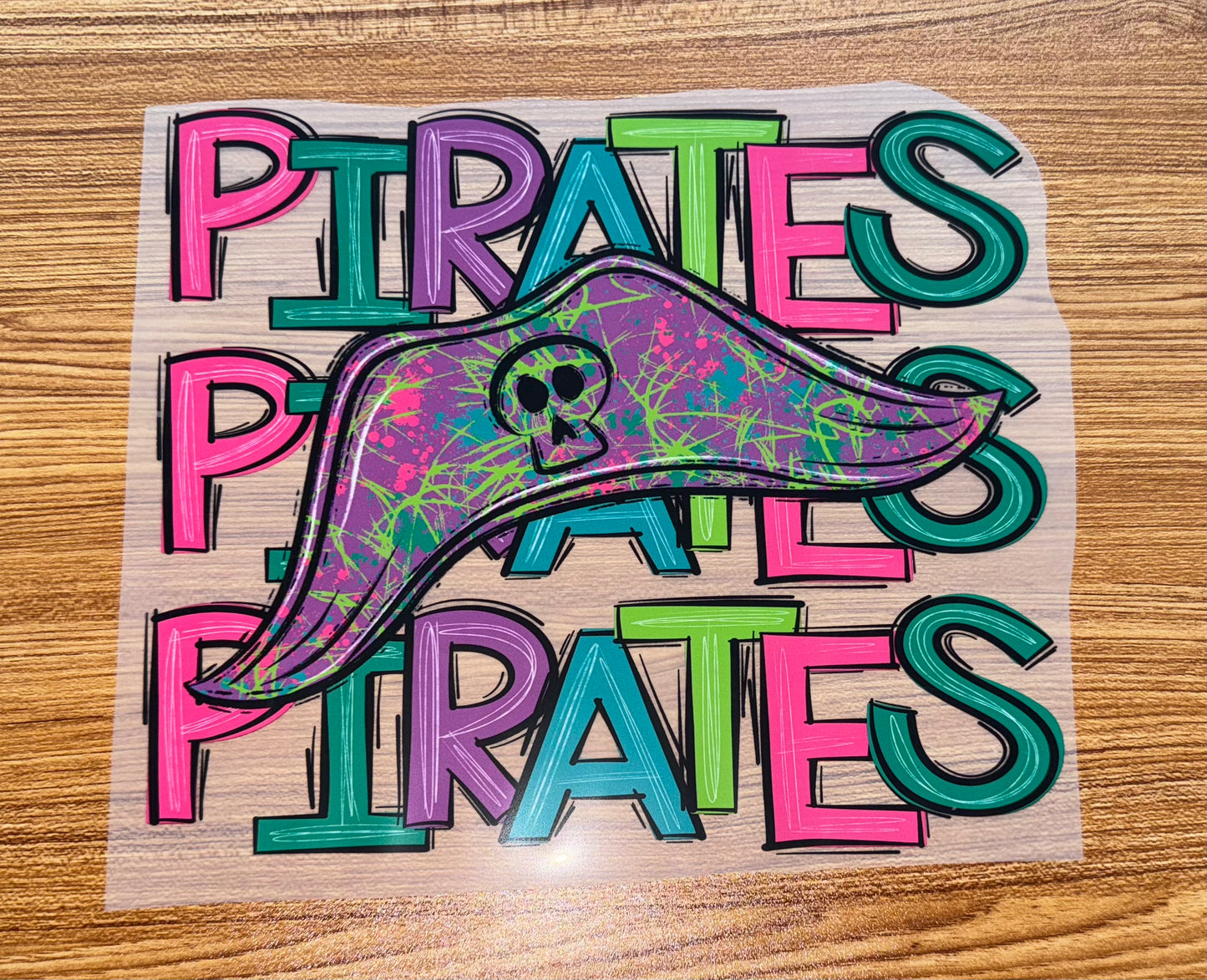 PIRATES MULTI COLORED PRINT