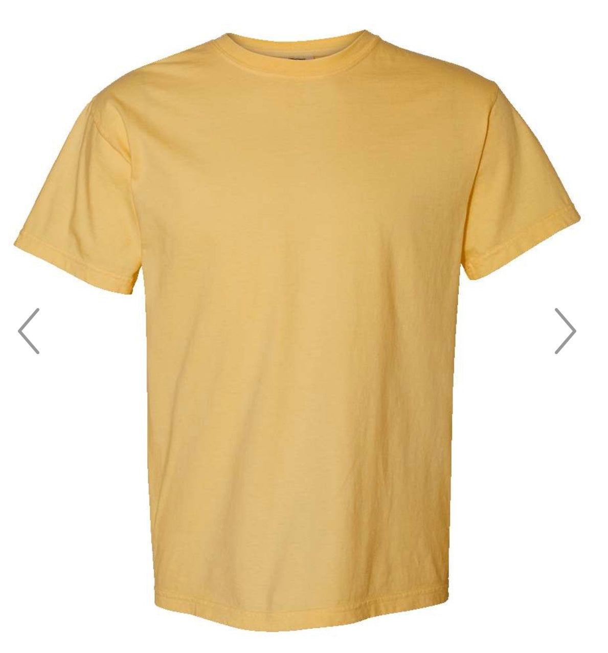 MEDIUM MUSTARD COMFORT COLORS-GARMENT-DYED HEAVYWEIGHT T-SHIRT-1717