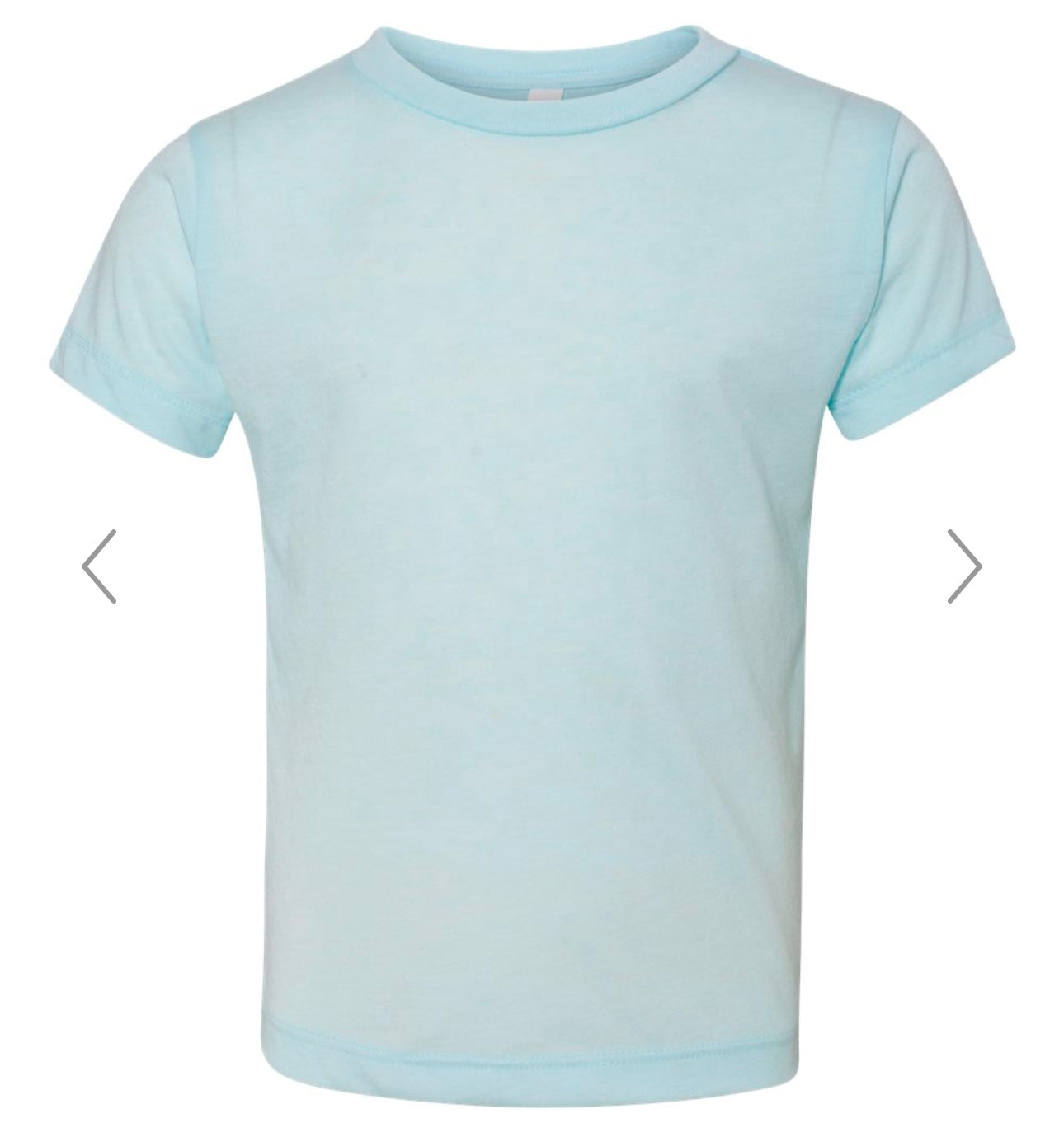 4T ICE BLUE TRIBLEND BELLA + CANVAS - TODDLER TRIBLEND TEE - 3413T