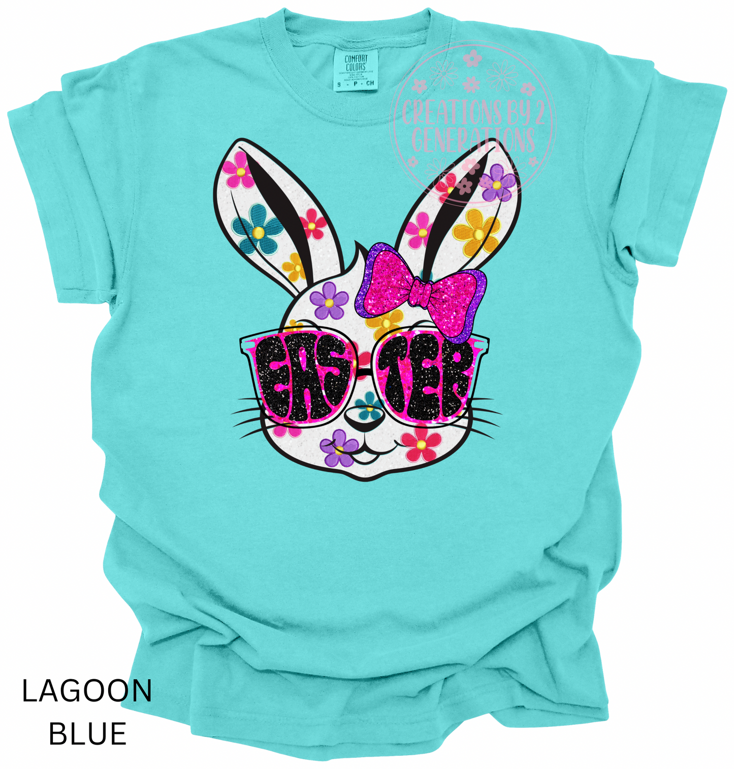 EASTER FLORAL BUNNY (PRINT ONLY)