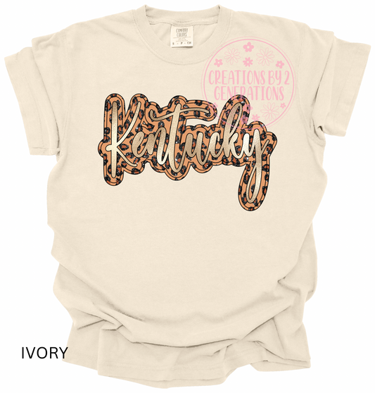 KENTUCKY GOLD & LEOPARD PRINT