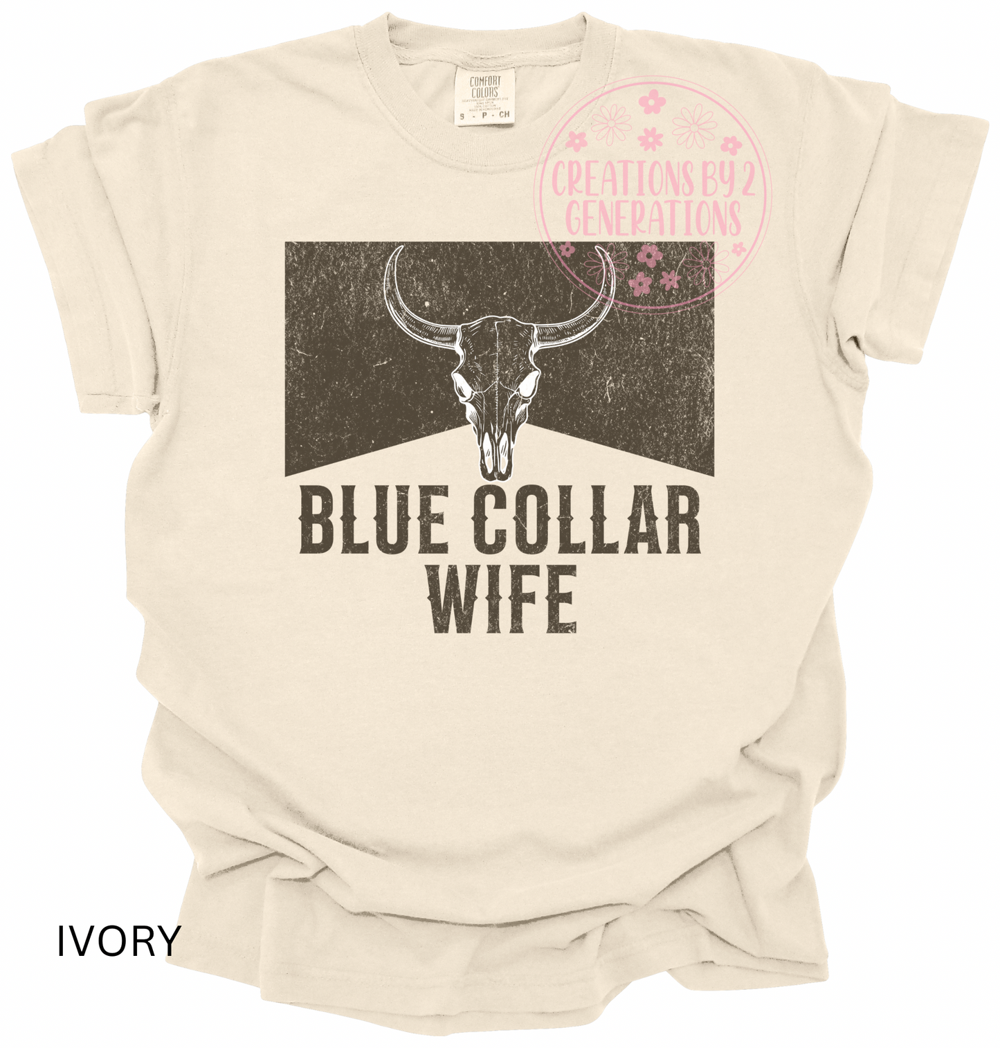 BLUE COLLAR WIFE PRINT