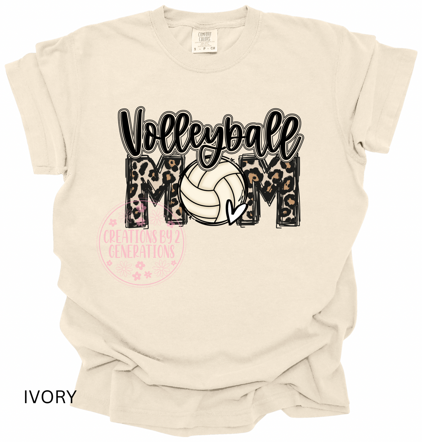 VOLLEYBALL MOM LEOPARD (PRINT ONLY)