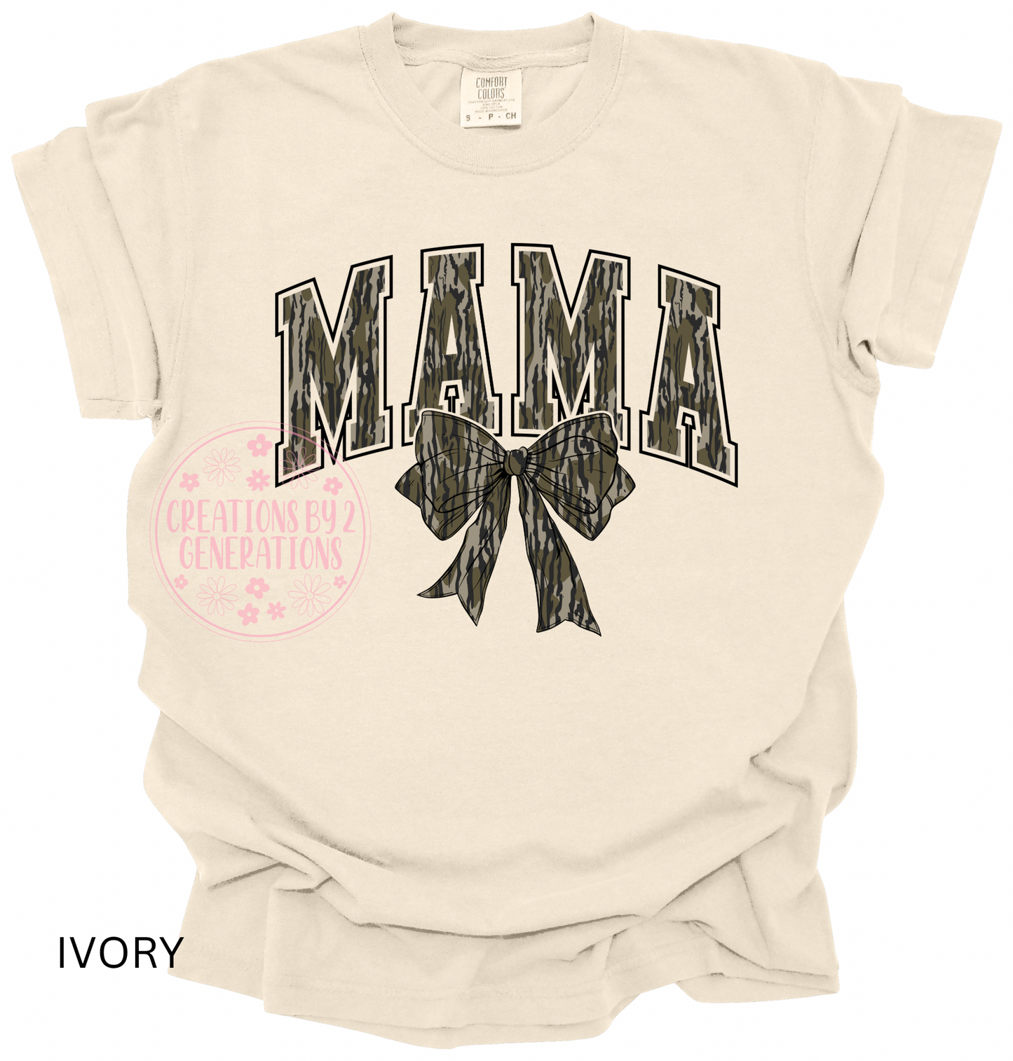 CAMO MAMA BOW (PRINT ONLY)