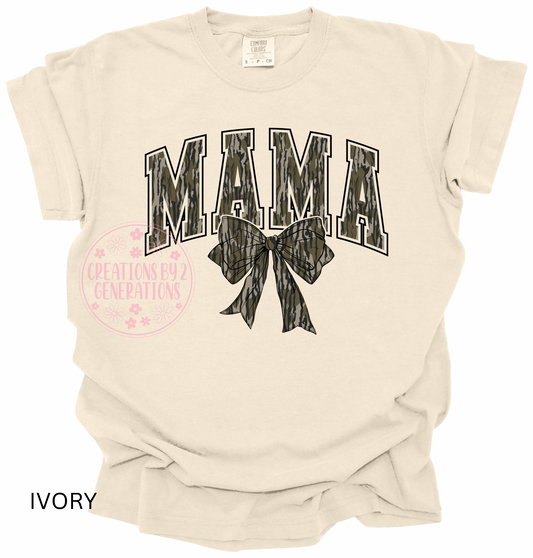 CAMO MAMA BOW (PRINT ONLY)