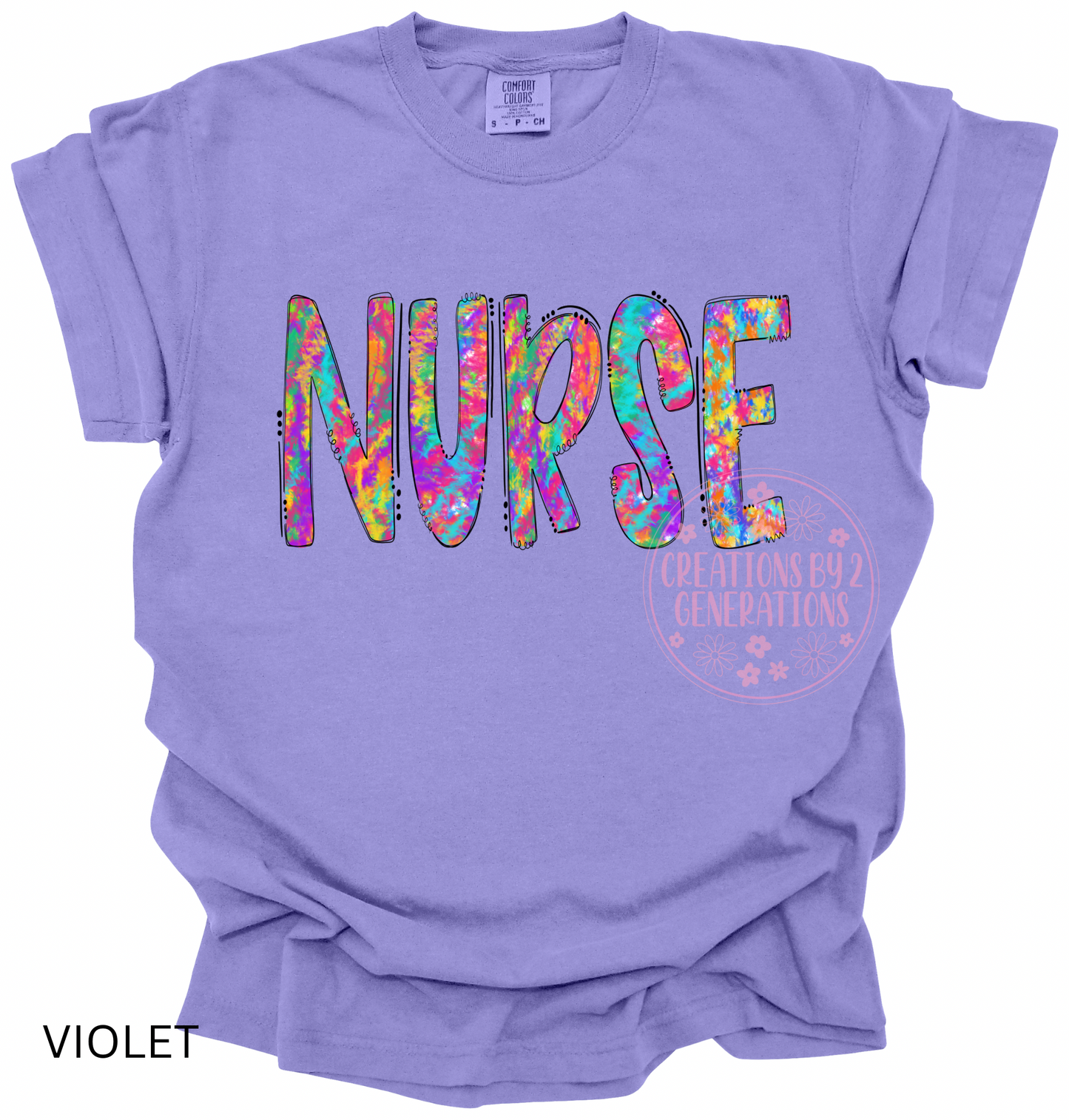 NURSE MULTICOLORED PRINT