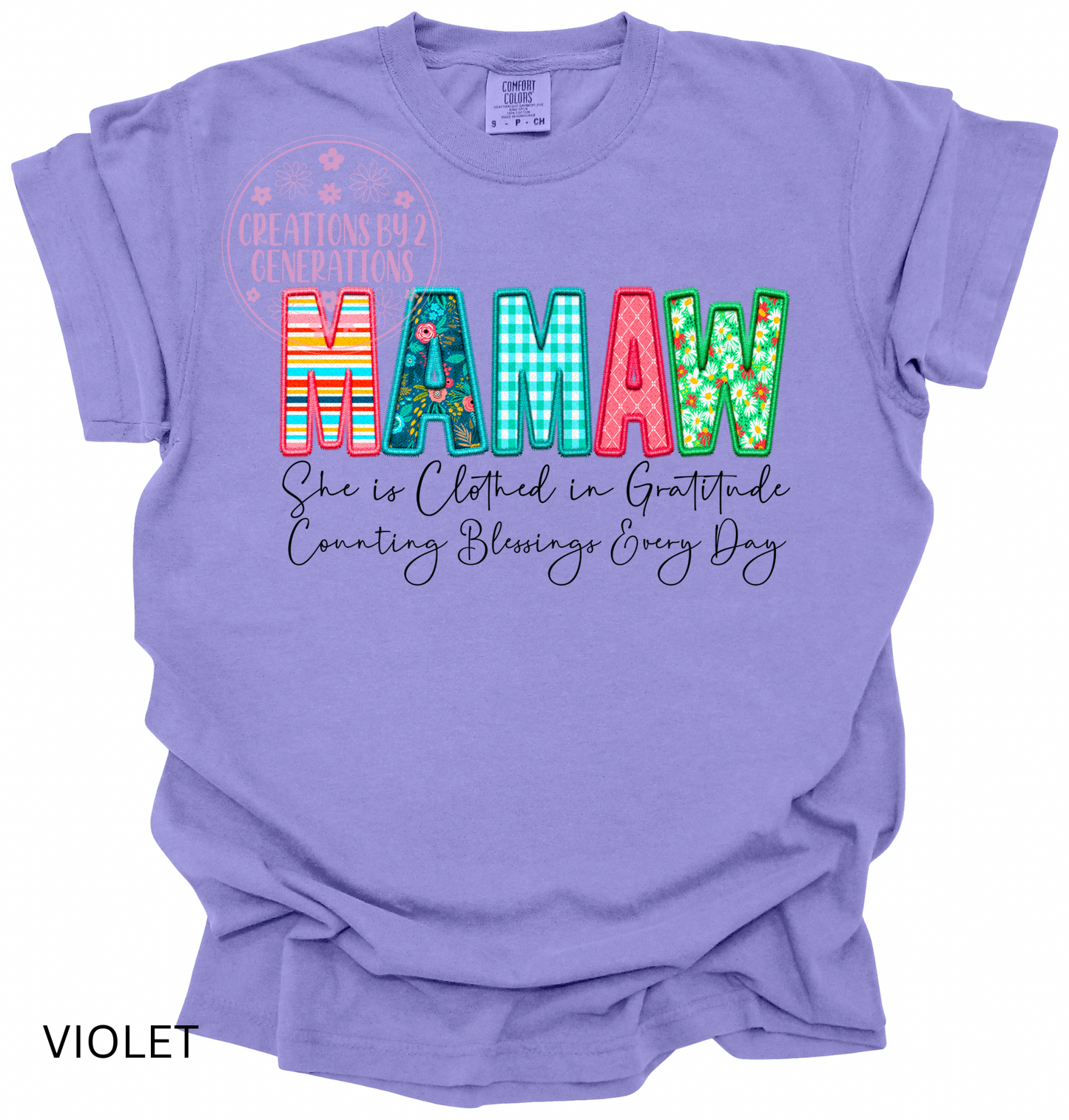 MAMAW COUNTING BLESSINGS EVERYDAY (PRINT ONLY)
