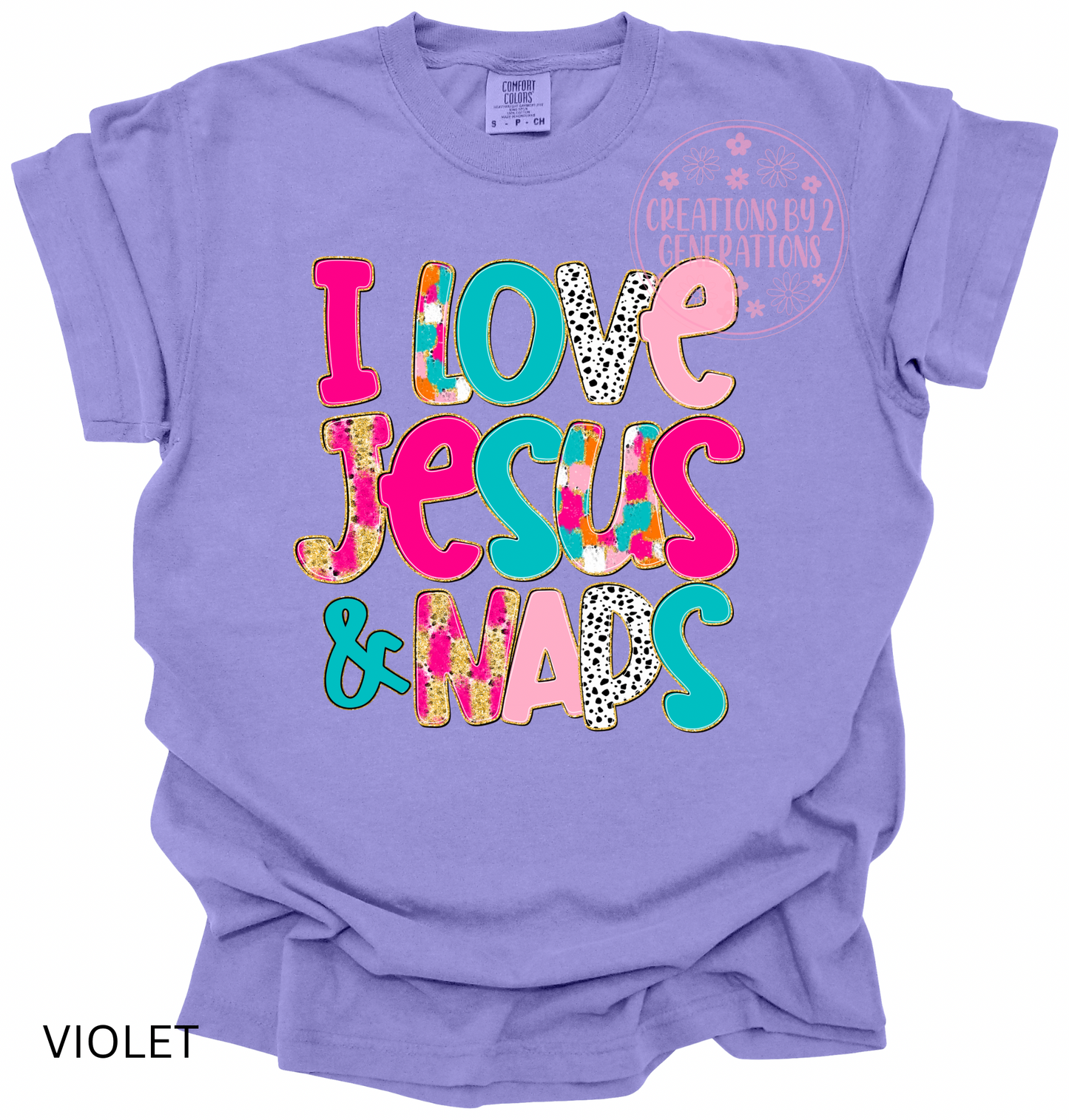 I LOVE JESUS AND NAPS PRINT