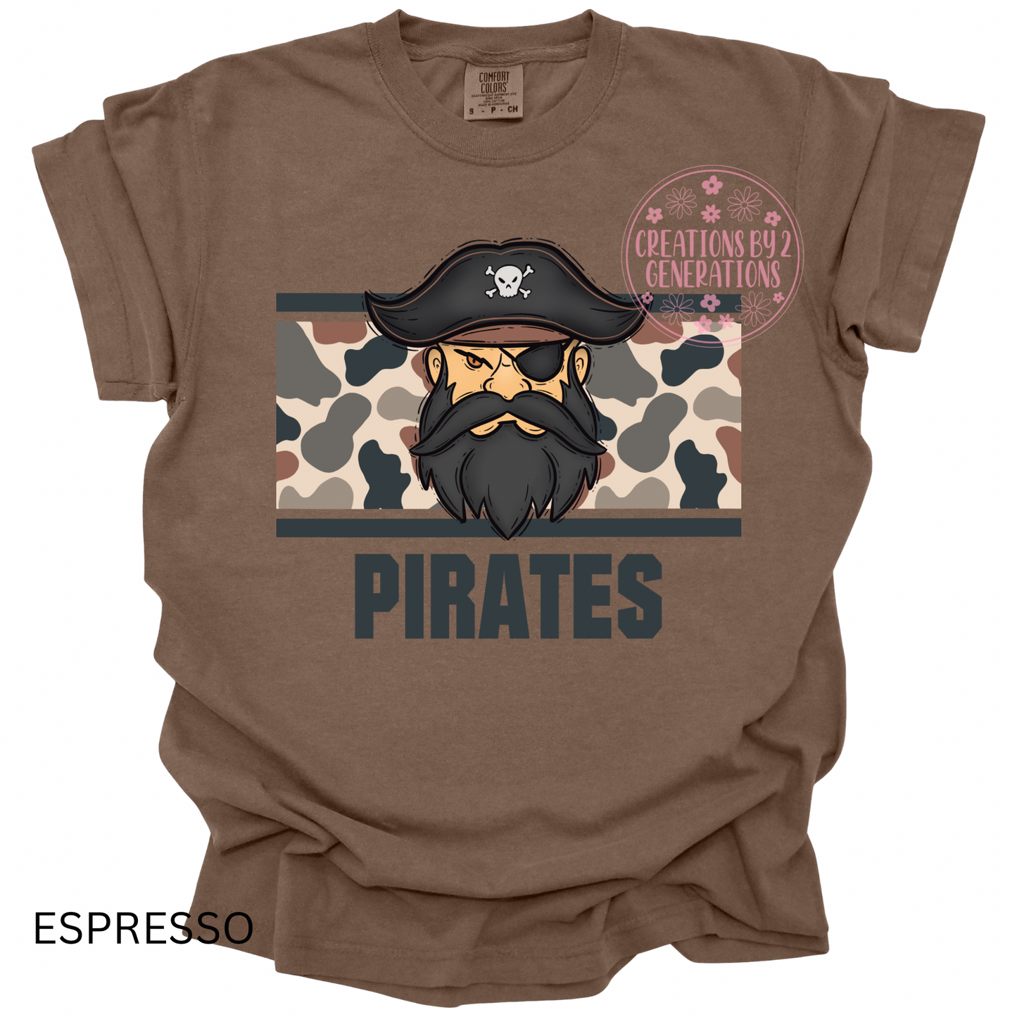PIRATES CAMO ADULT PRINT