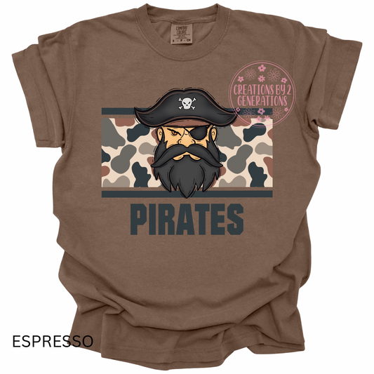 PIRATES CAMO ADULT PRINT