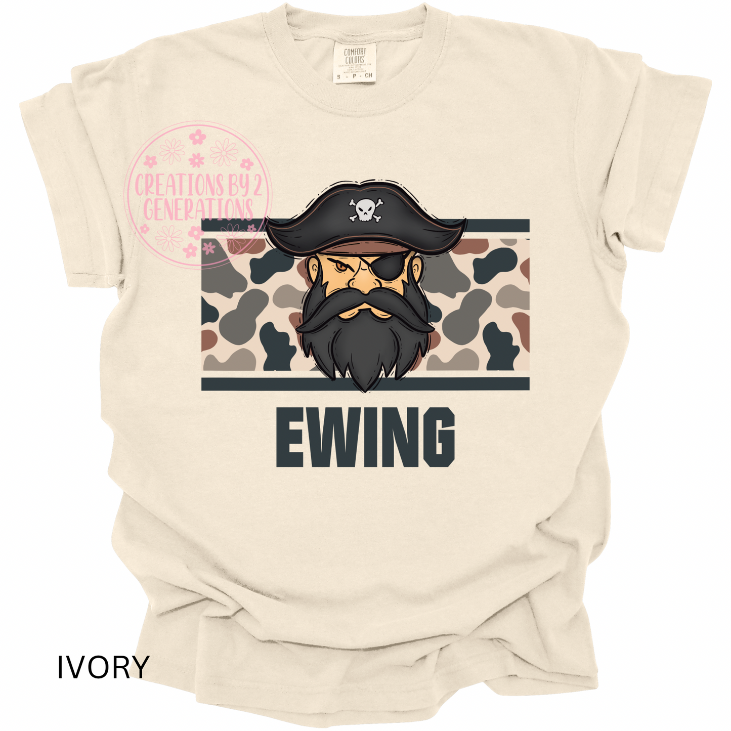 EWING CAMO PIRATE ADULT PRINT