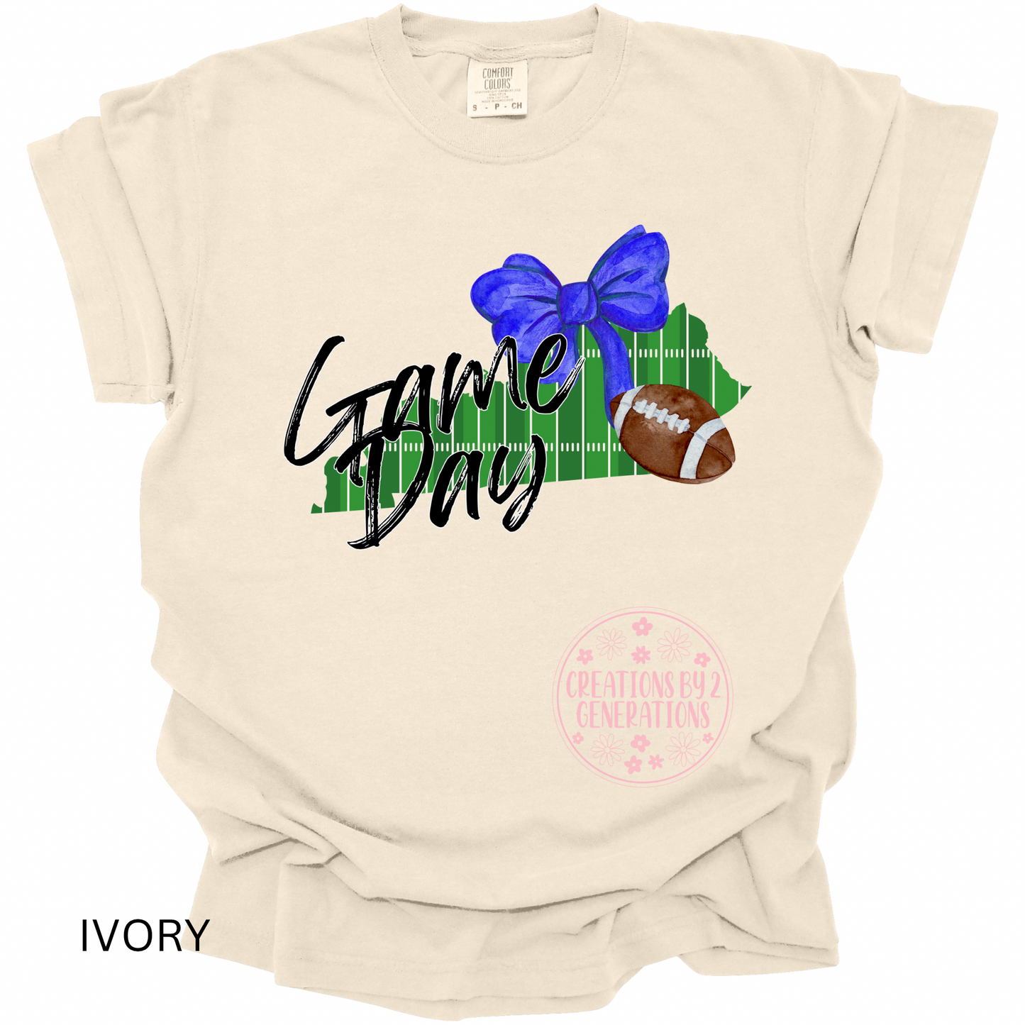 KENTUCKY GAME DAY FOOTBALL PRINT