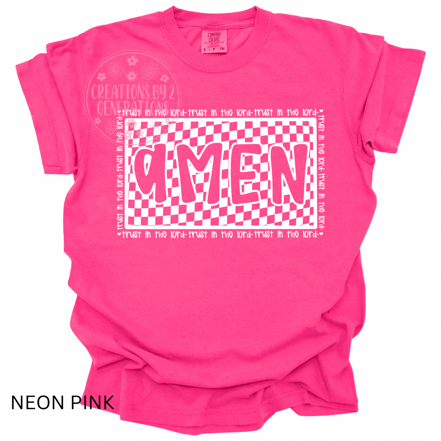 AMEN WHITE PRINT
