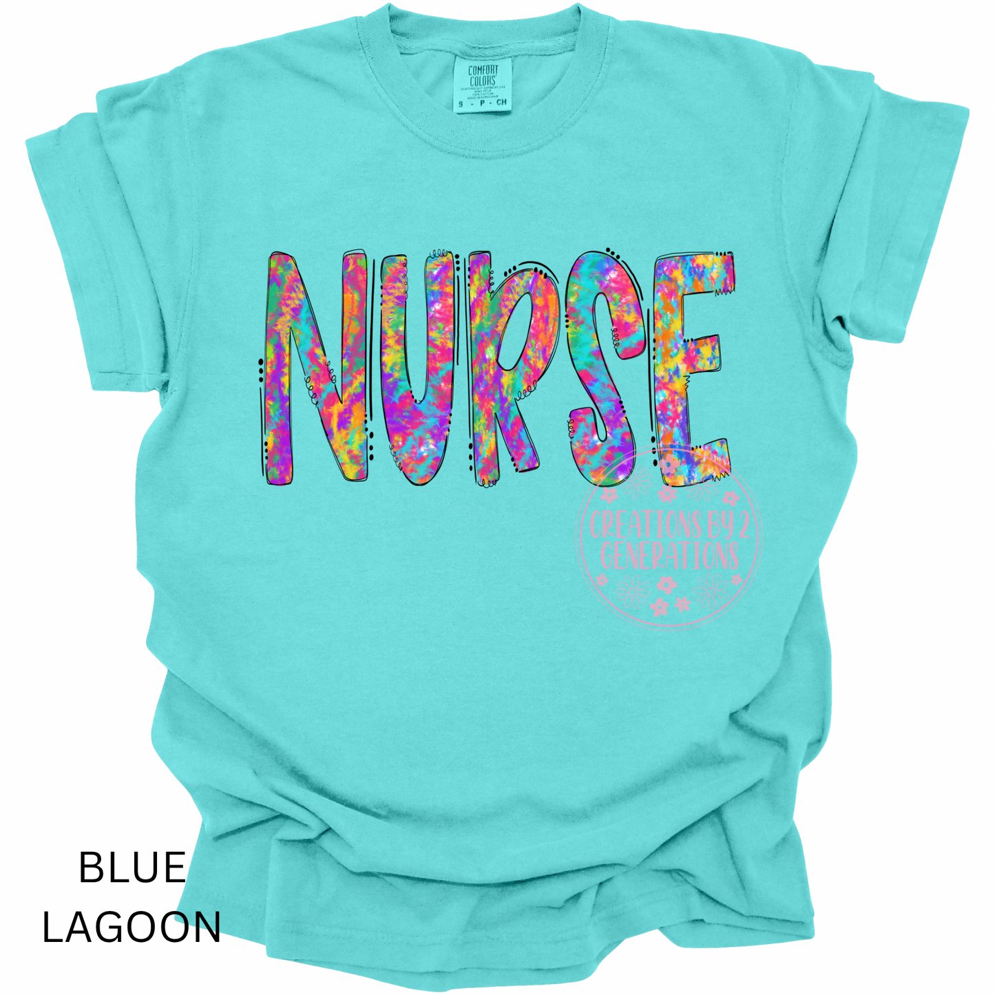NURSE MULTICOLORED PRINT