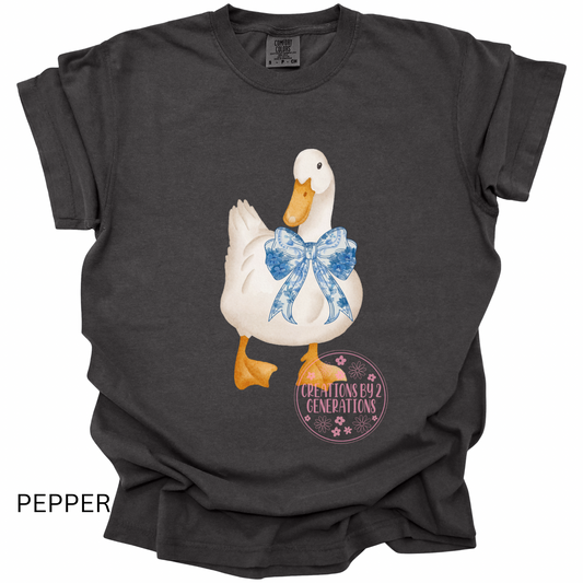 GOOSE WITH BOW (PRINT ONLY)