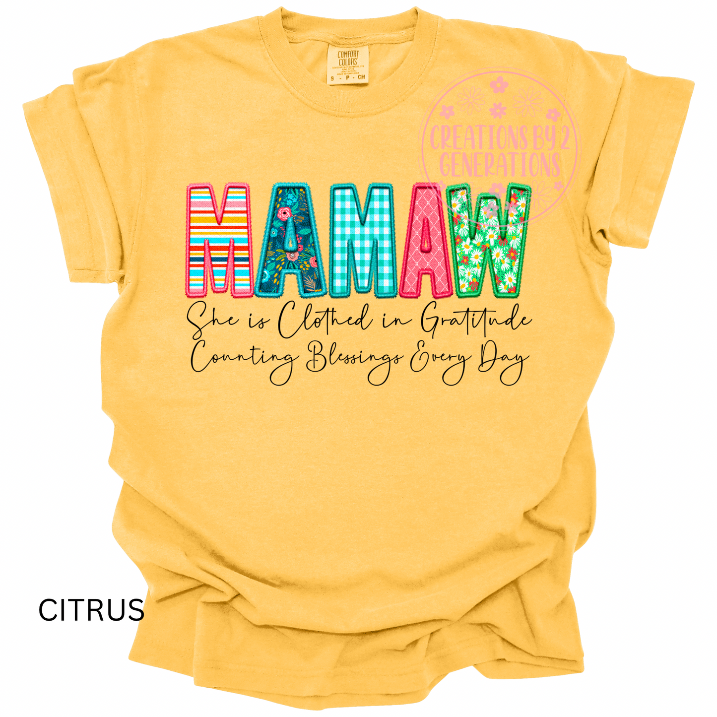 MAMAW COUNTING BLESSINGS EVERYDAY (PRINT ONLY)