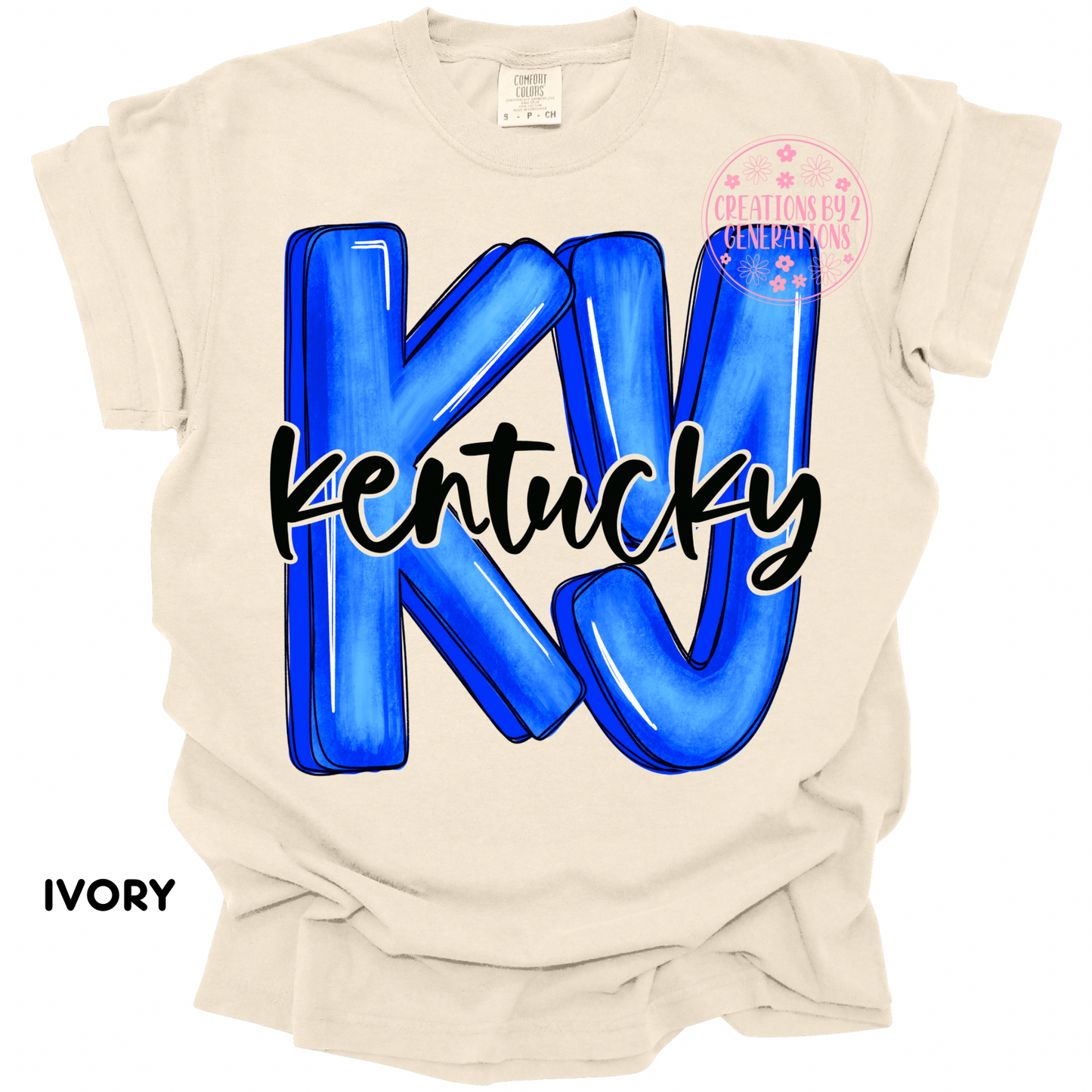 KY BLACK KENTUCKY PRINT