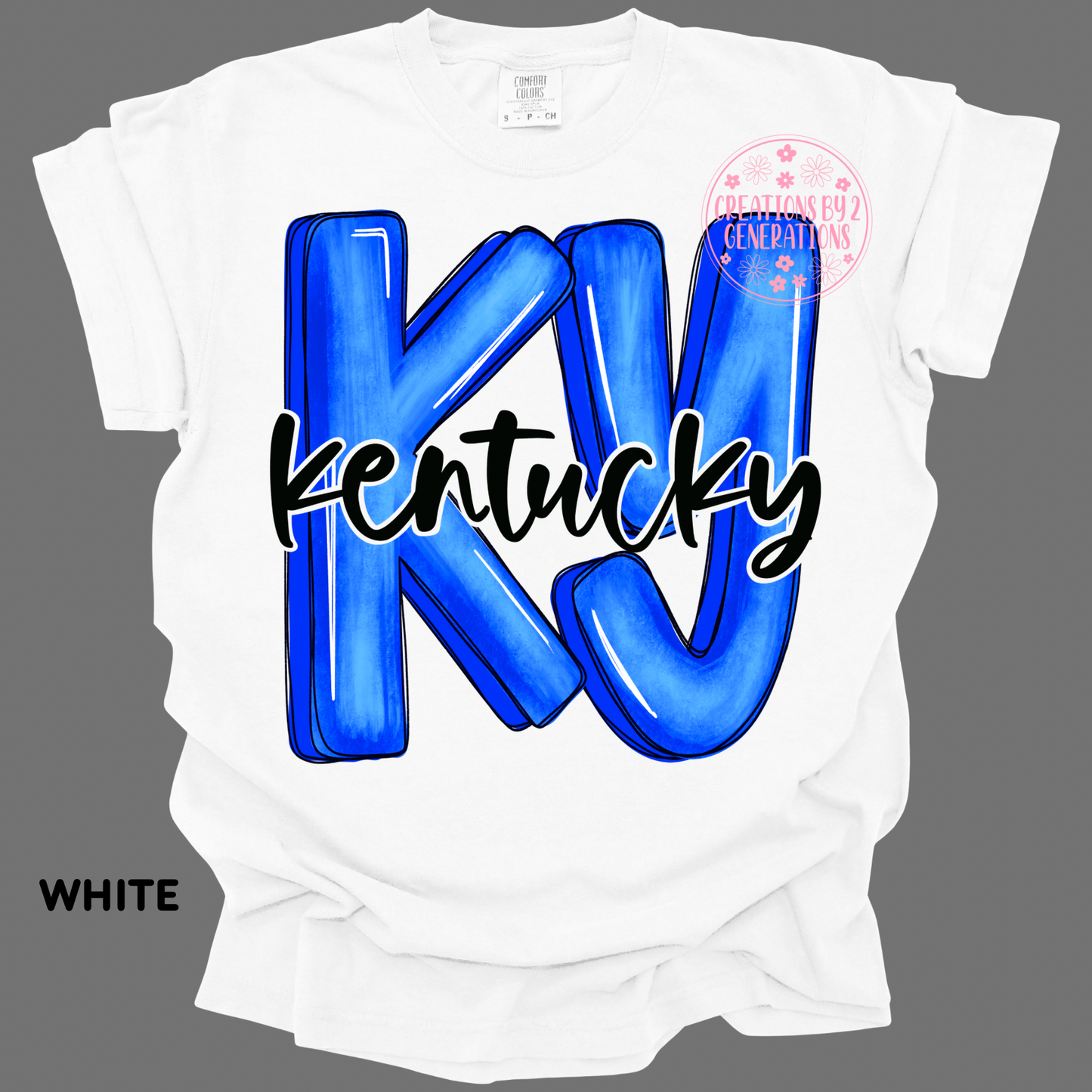 KY BLACK KENTUCKY PRINT