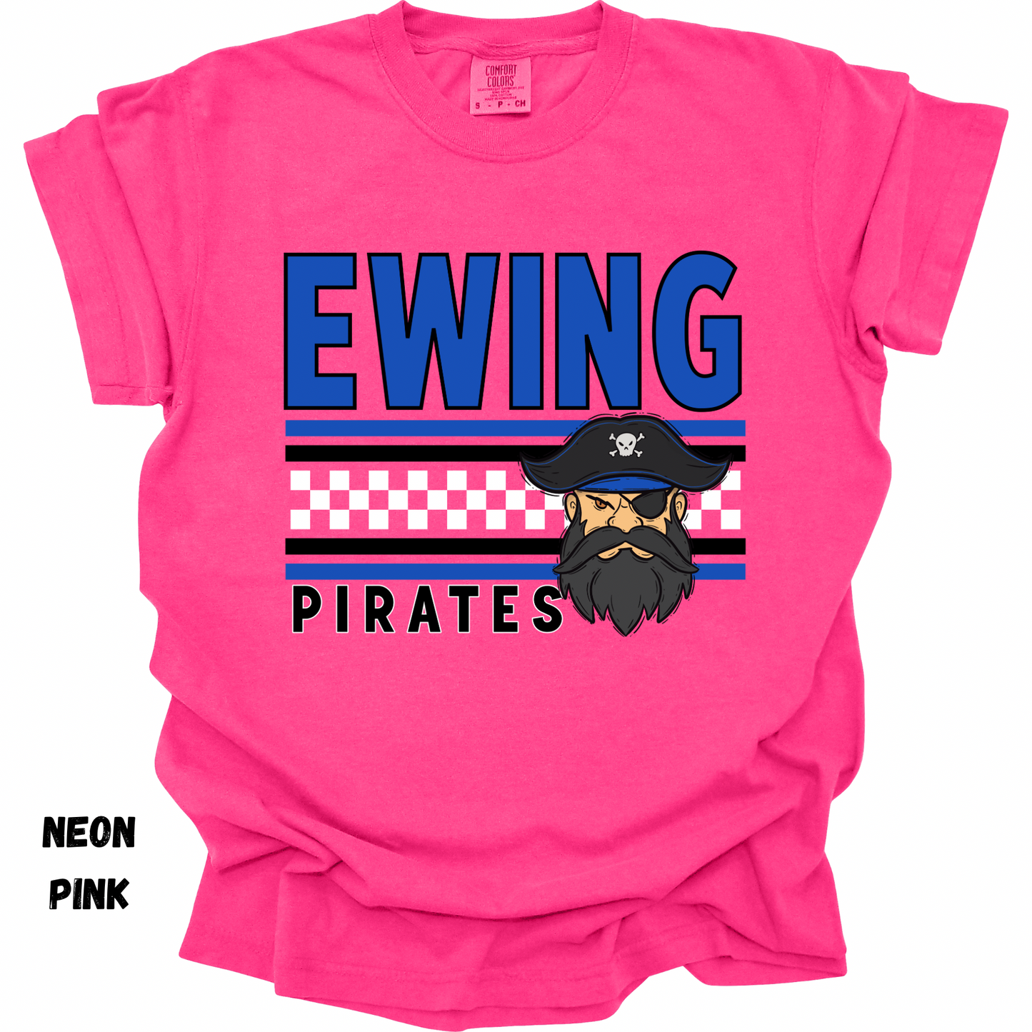 EWING PIRATES CHECKERED ADULT PRINT