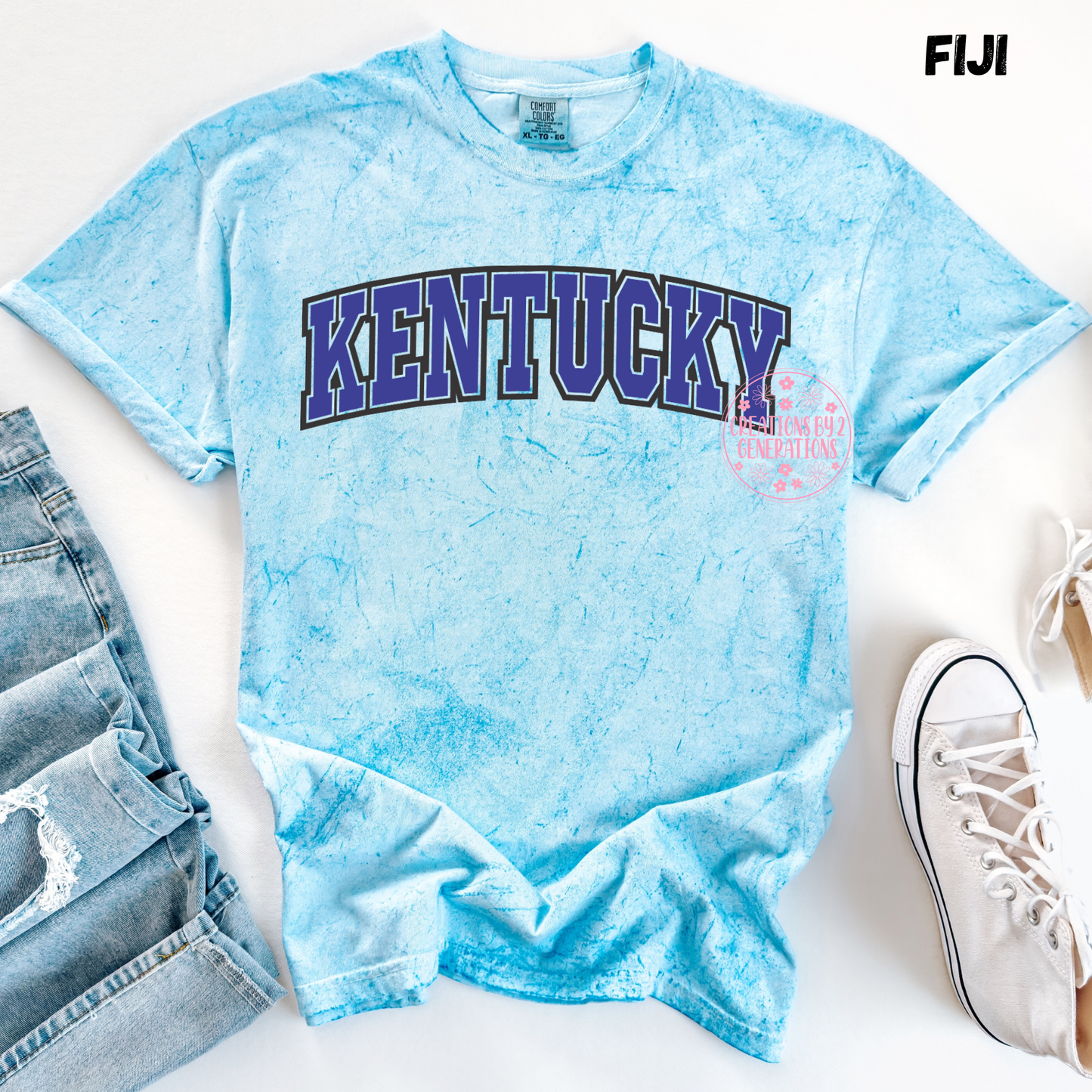 KENTUCKY SIMPLE BLUE ARCH PRINT